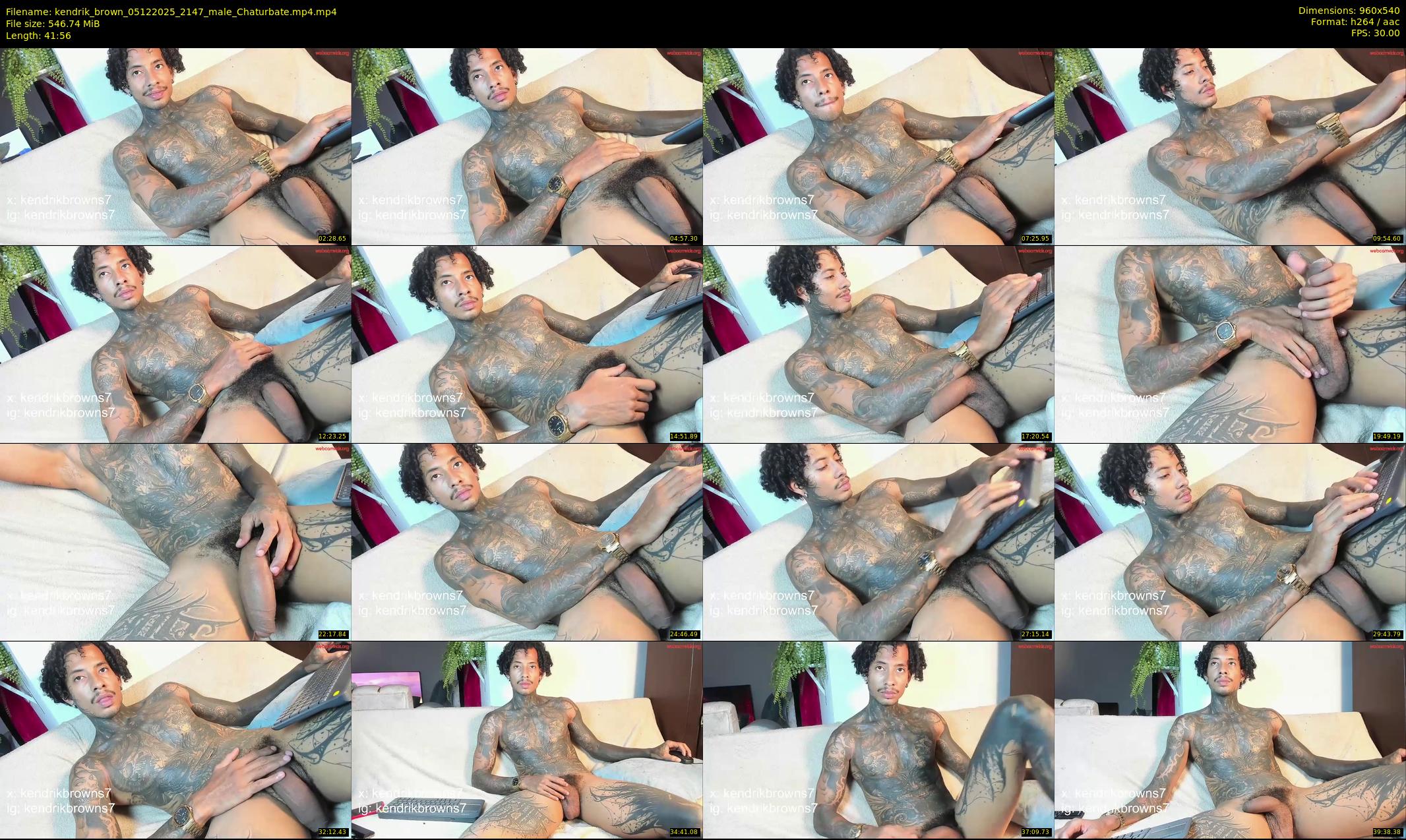 kendrik_brown — 42 minute Chaturbate male cam show recording, 480p, Dec 5, 2025