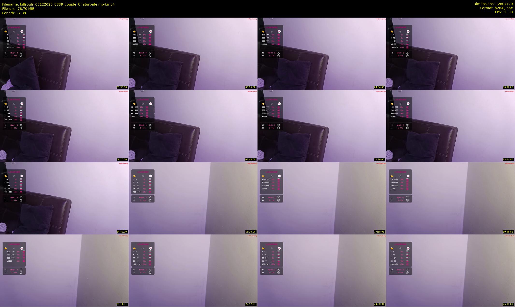 killsouls — 28 minute Chaturbate couple cam show recording, 720p, Dec 5, 2025