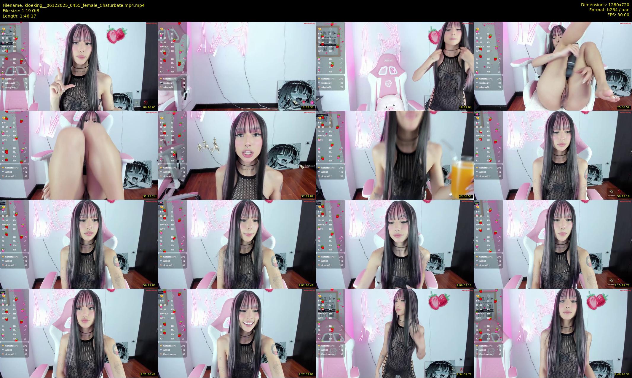 kloeking_ — 107 minute Chaturbate female cam show recording, 720p, Dec 6, 2025
