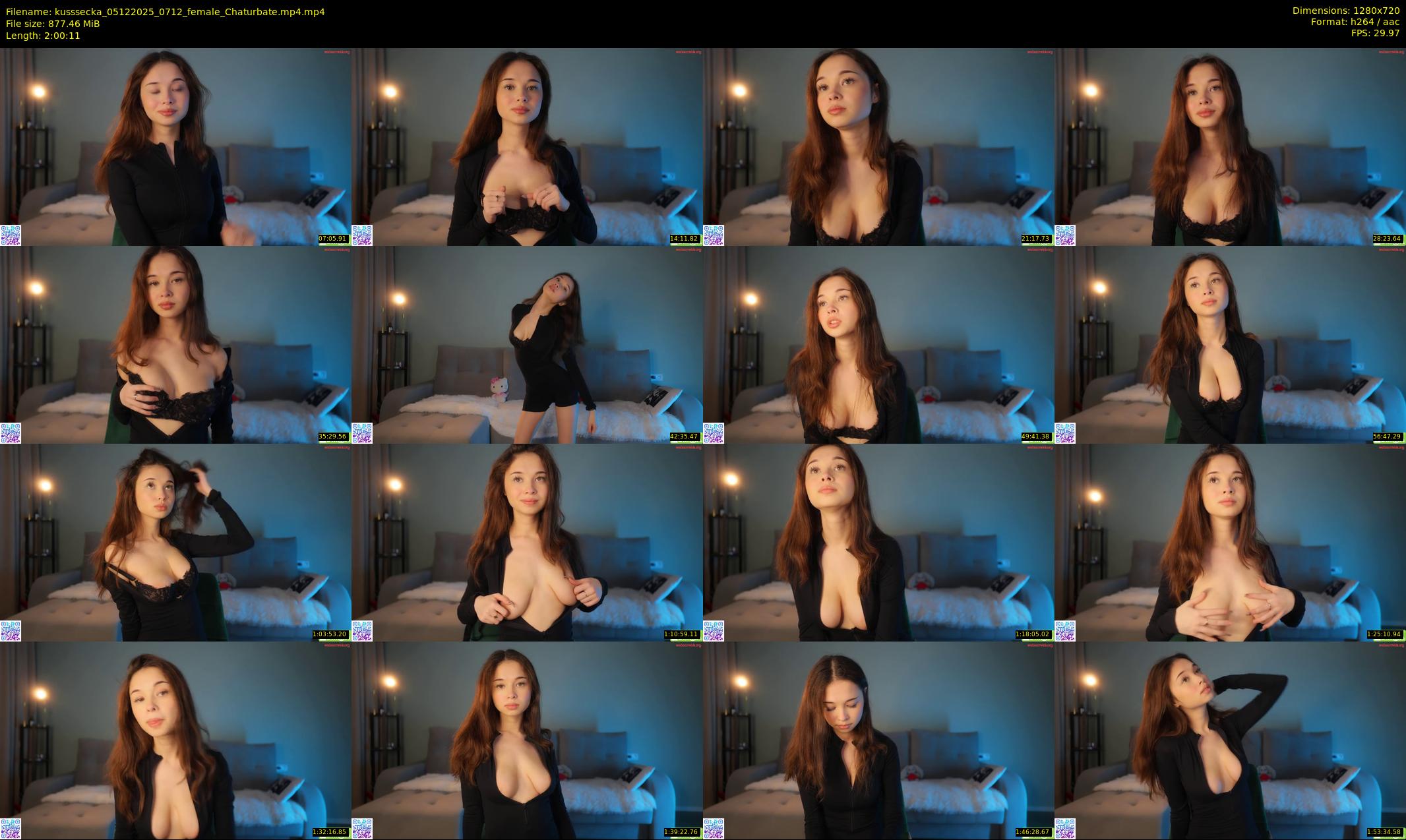 kusssecka — 121 minute Chaturbate female cam show recording, 720p, Dec 5, 2025
