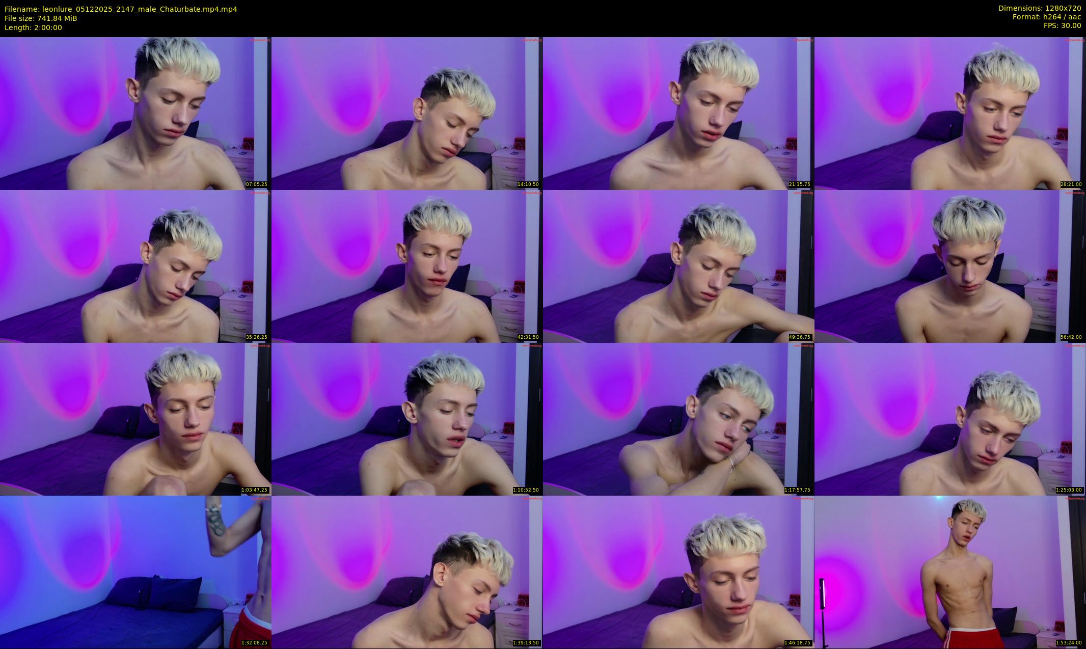 leonlure — 120 minute Chaturbate male cam show recording, 720p, Dec 5, 2025