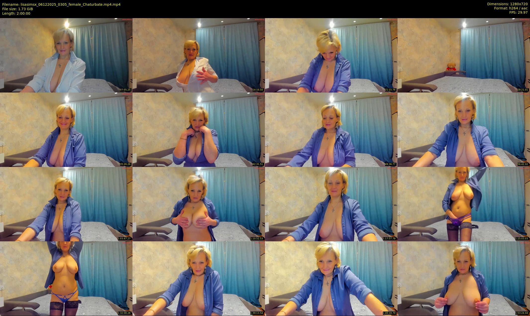 lisasimsx — 120 minute Chaturbate female cam show recording, 720p, Dec 6, 2025