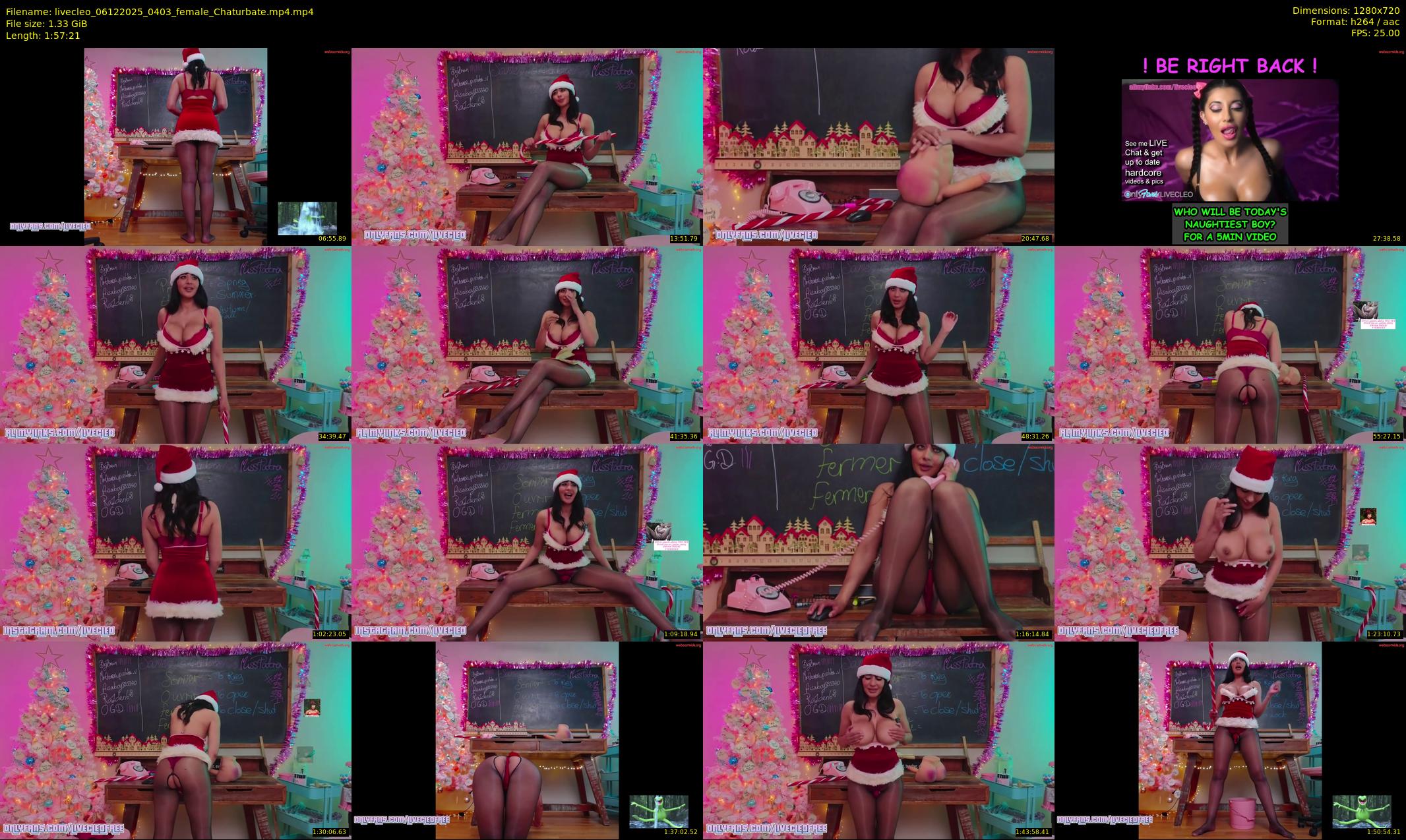 livecleo — 118 minute Chaturbate female cam show recording, 720p, Dec 6, 2025