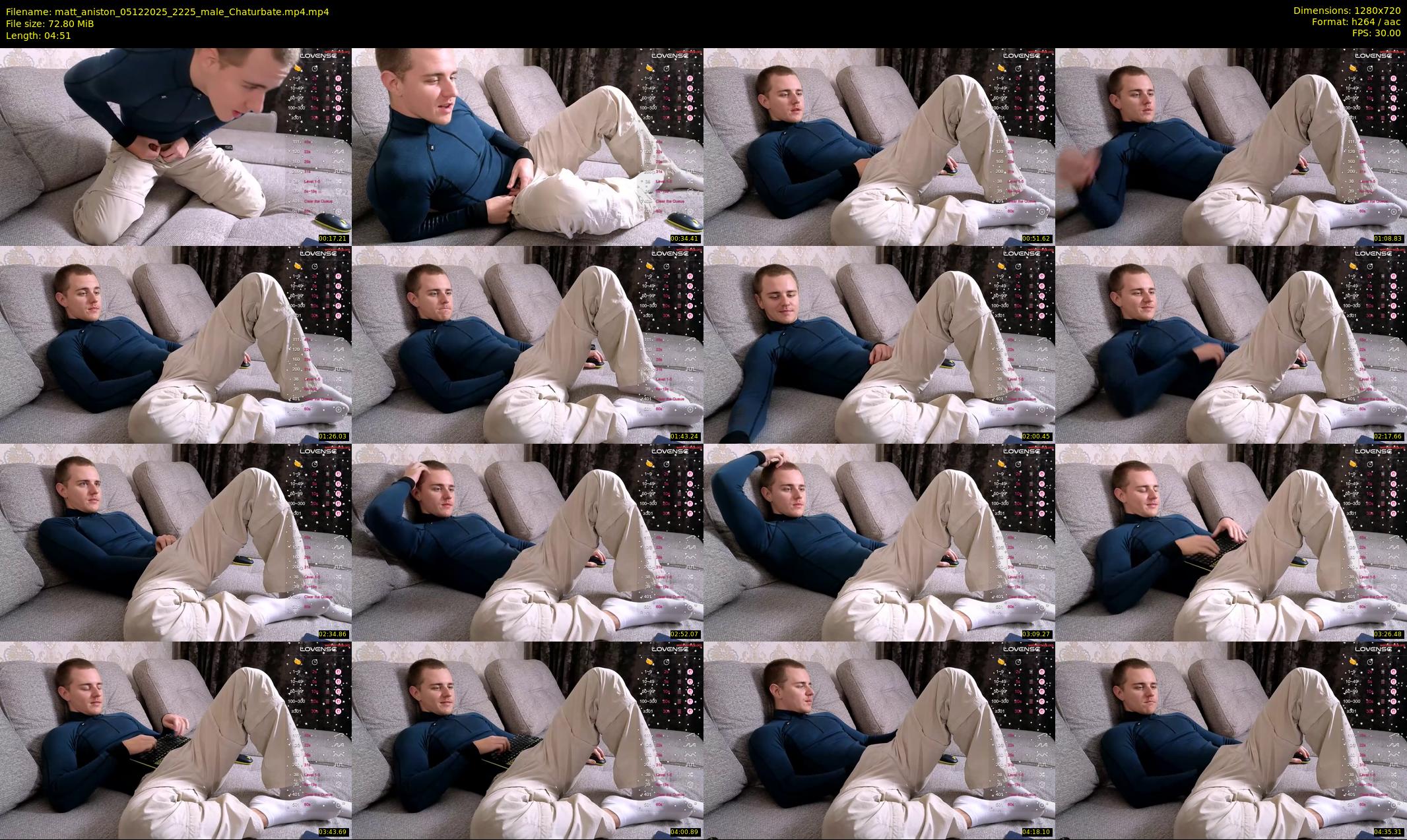 matt_aniston — 5 minute Chaturbate male cam show recording, 720p, Dec 5, 2025