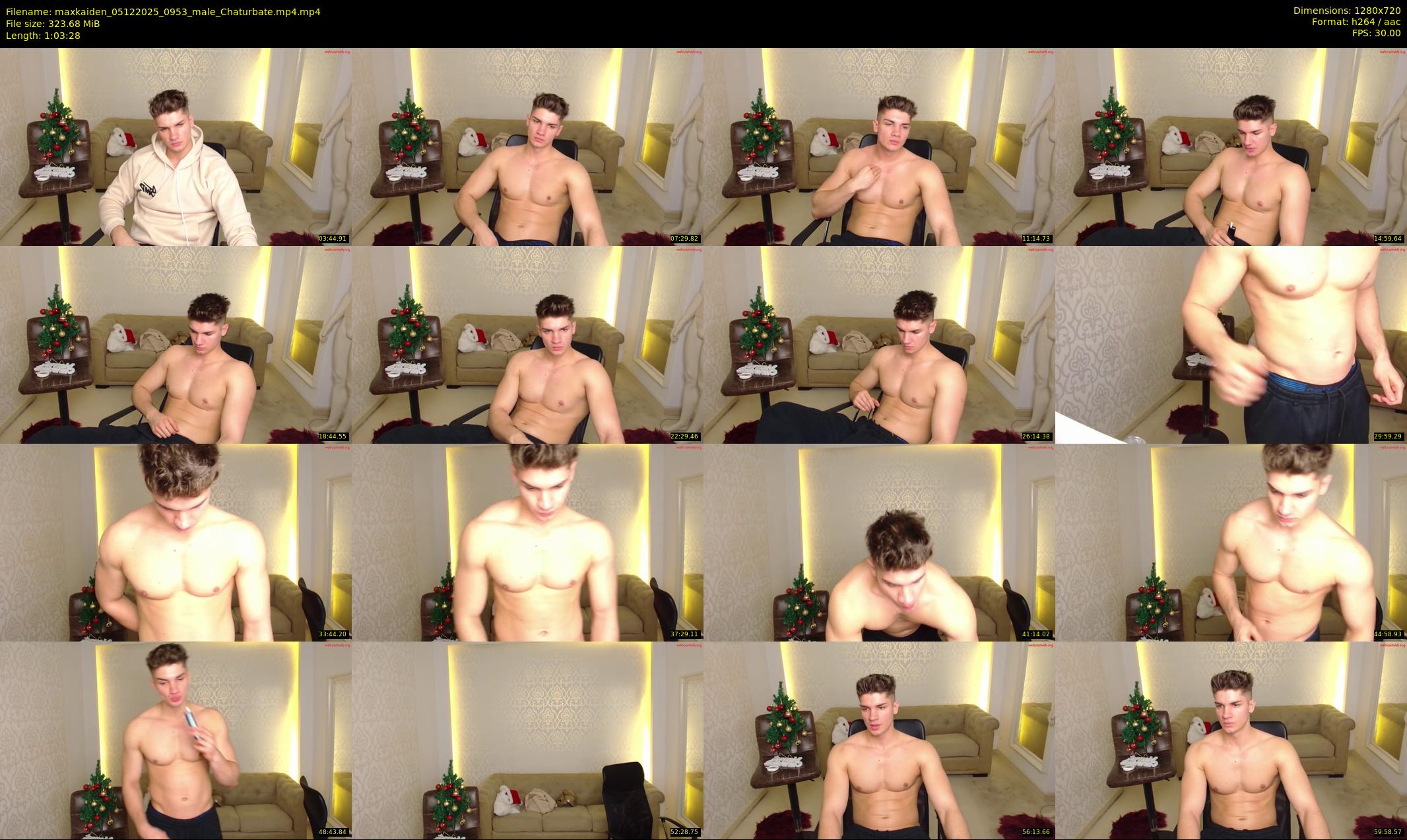 maxkaiden — 64 minute Chaturbate male cam show recording, 720p, Dec 5, 2025