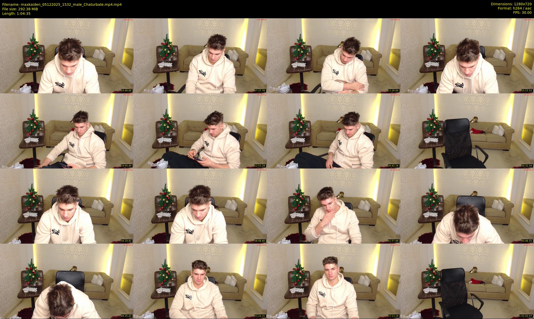 maxkaiden — 65 minute Chaturbate male cam show recording, 720p, Dec 5, 2025