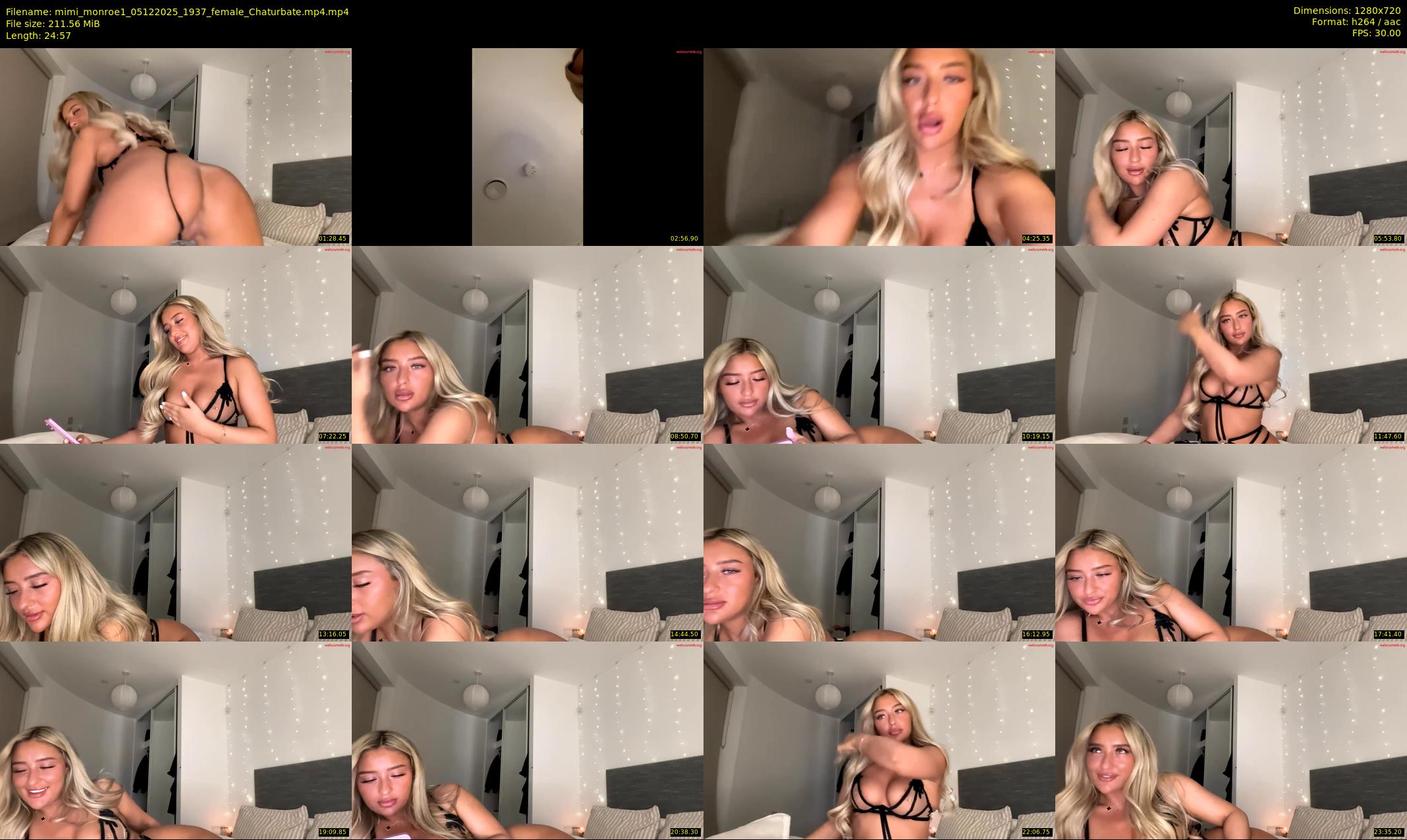 mimi_monroe1 — 25 minute Chaturbate female cam show recording, 720p, Dec 5, 2025