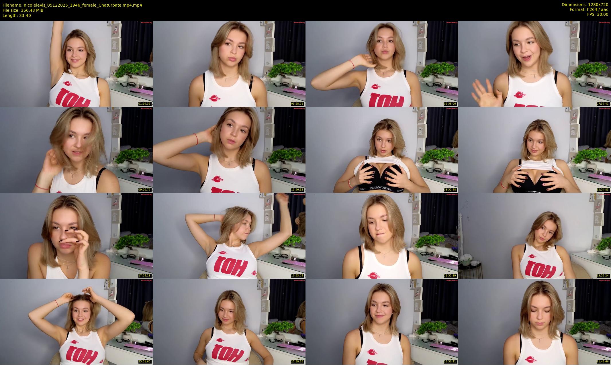 nicolelevis — 34 minute Chaturbate female cam show recording, 720p, Dec 5, 2025