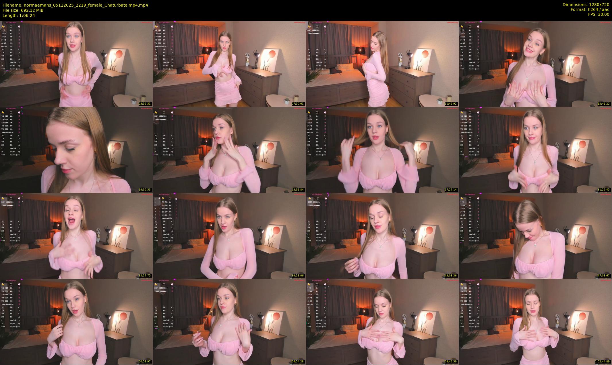 normaemans — 67 minute Chaturbate female cam show recording, 720p, Dec 5, 2025