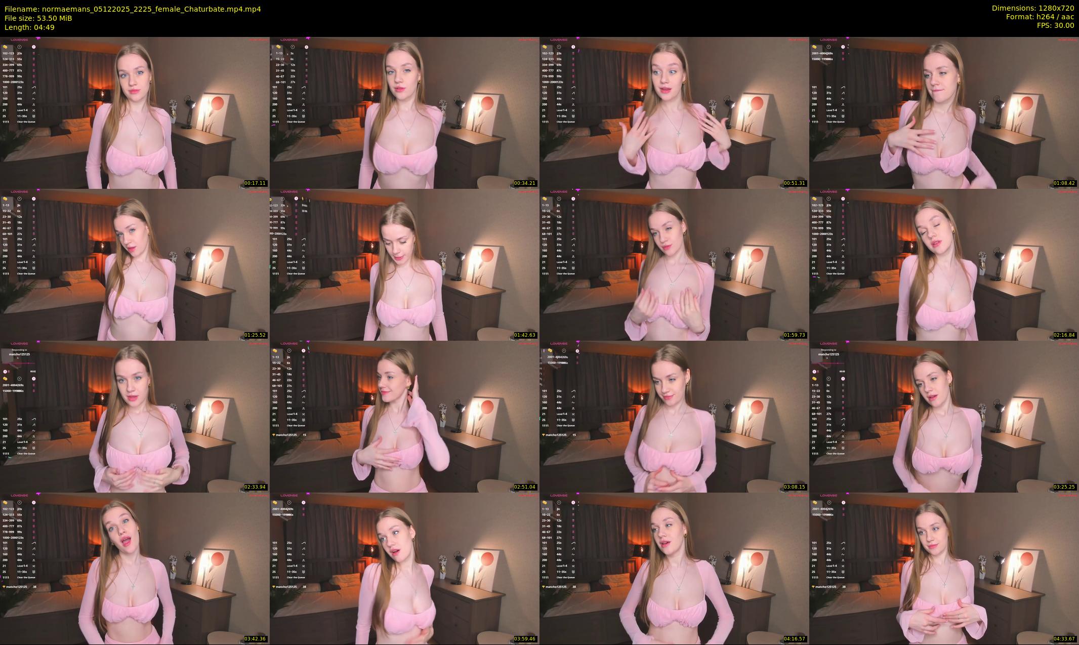 normaemans — 5 minute Chaturbate female cam show recording, 720p, Dec 5, 2025