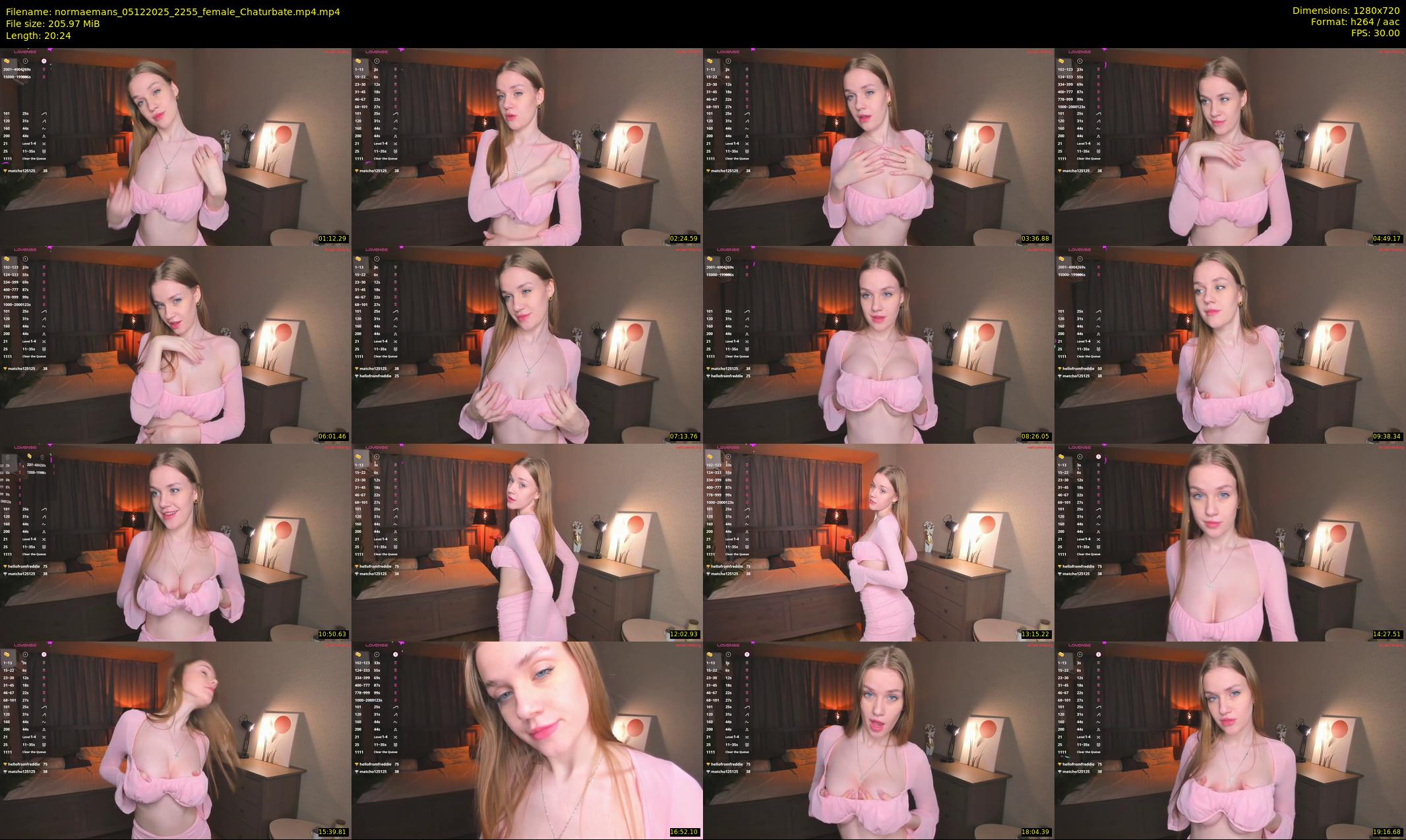 normaemans — 21 minute Chaturbate female cam show recording, 720p, Dec 5, 2025