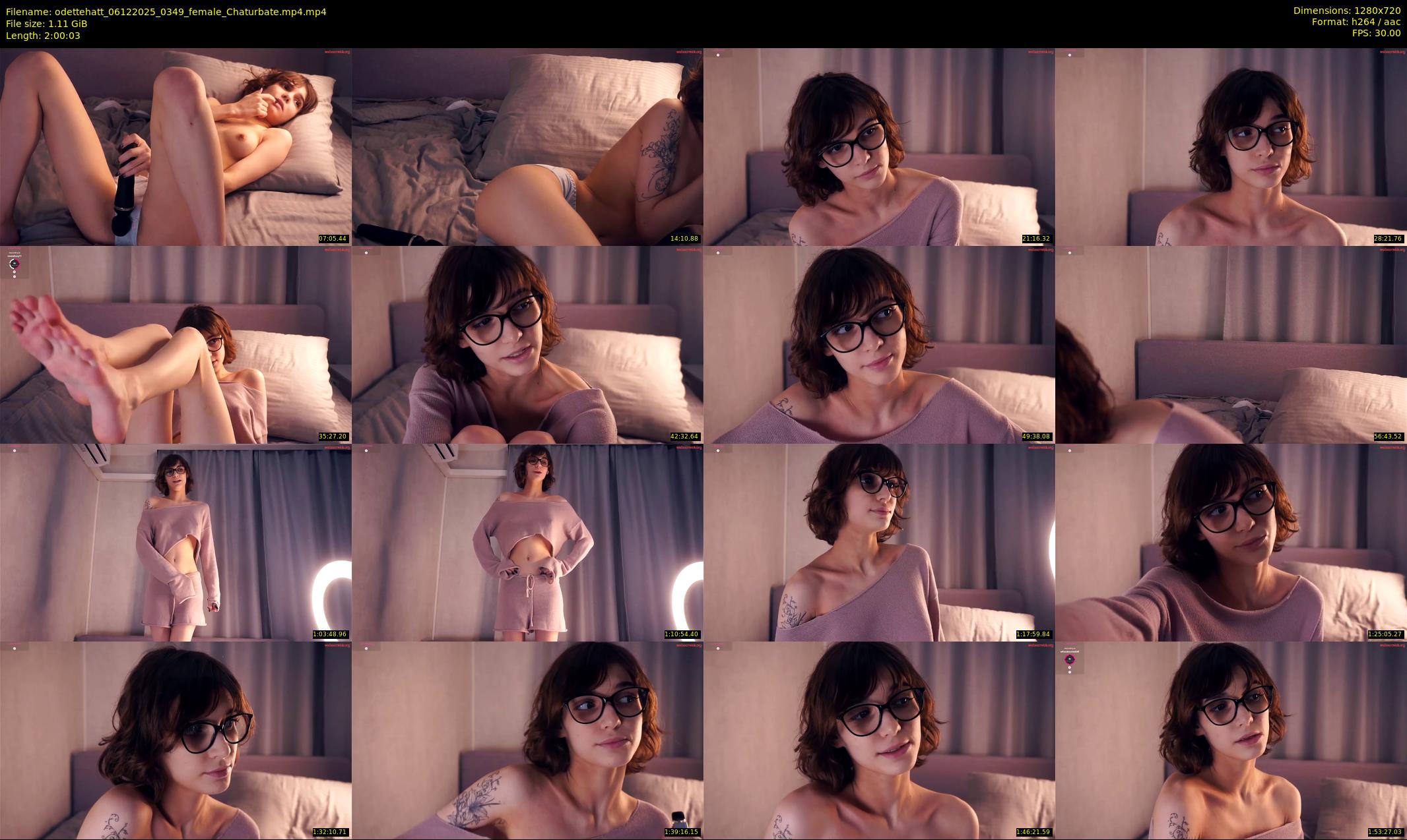 odettehatt — 121 minute Chaturbate female cam show recording, 720p, Dec 6, 2025