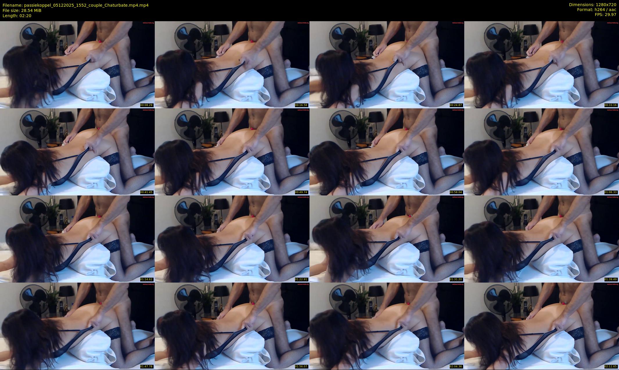 passiekoppel — 3 minute Chaturbate couple cam show recording, 720p, Dec 5, 2025