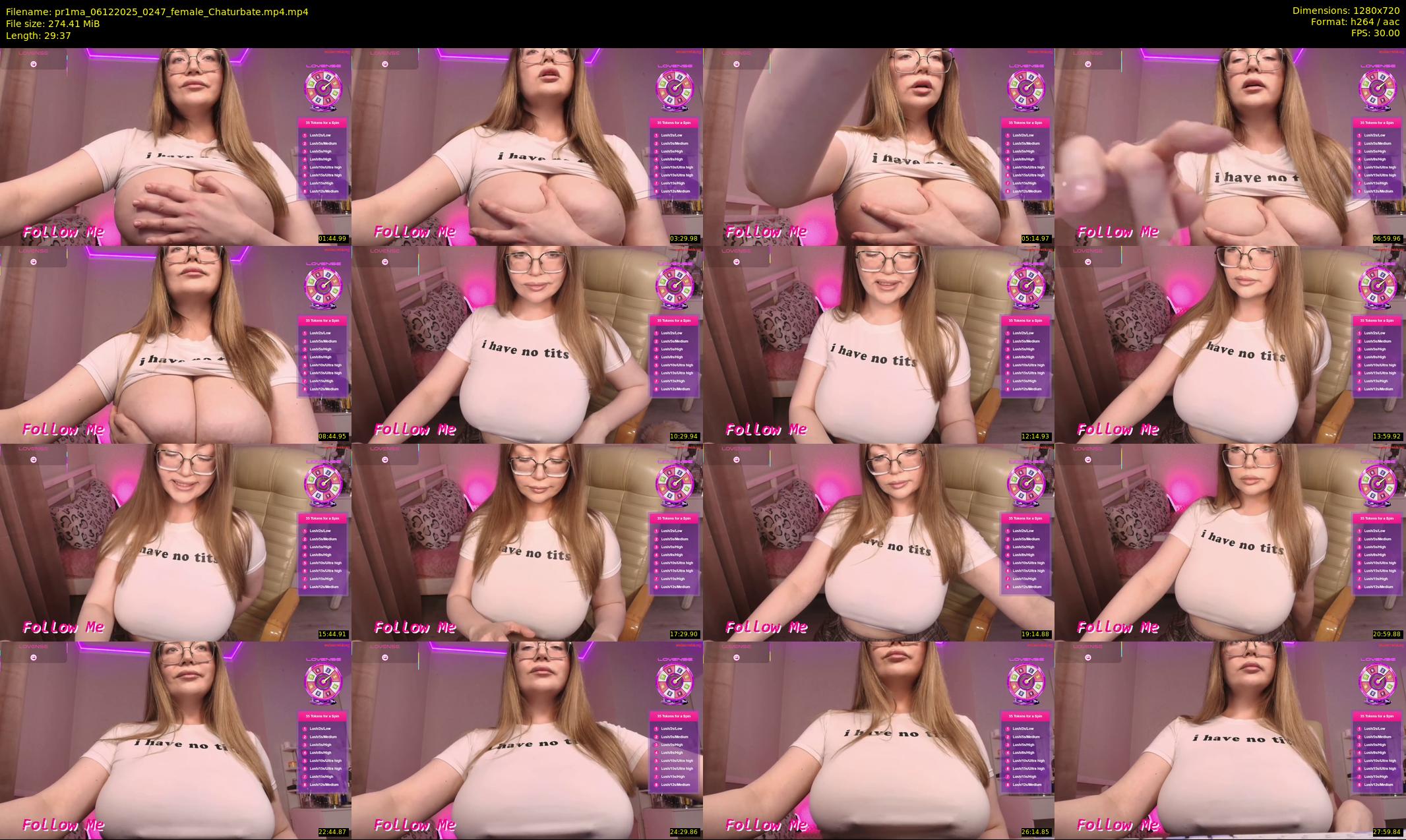 pr1ma — 30 minute Chaturbate female cam show recording, 720p, Dec 6, 2025