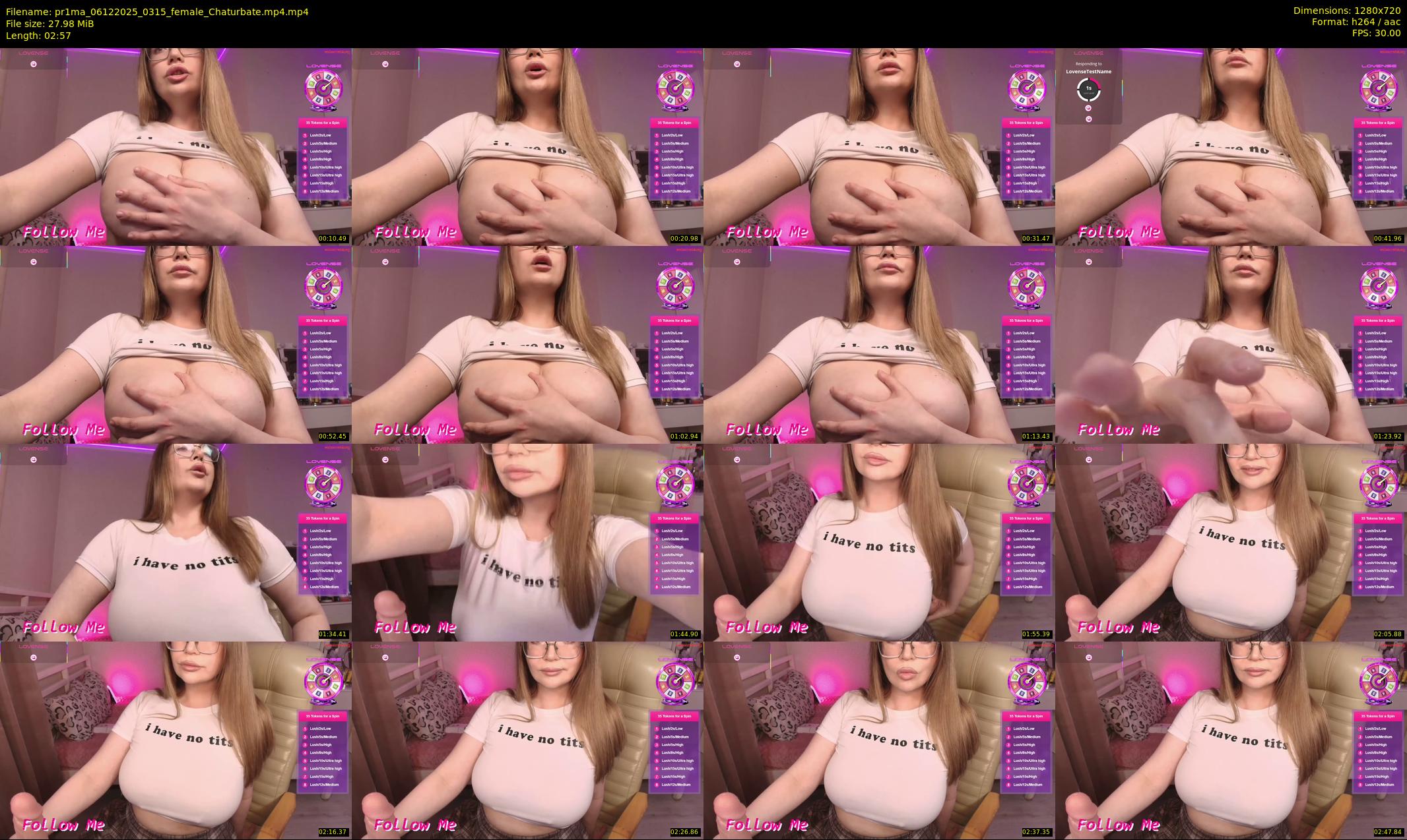 pr1ma — 3 minute Chaturbate female cam show recording, 720p, Dec 6, 2025