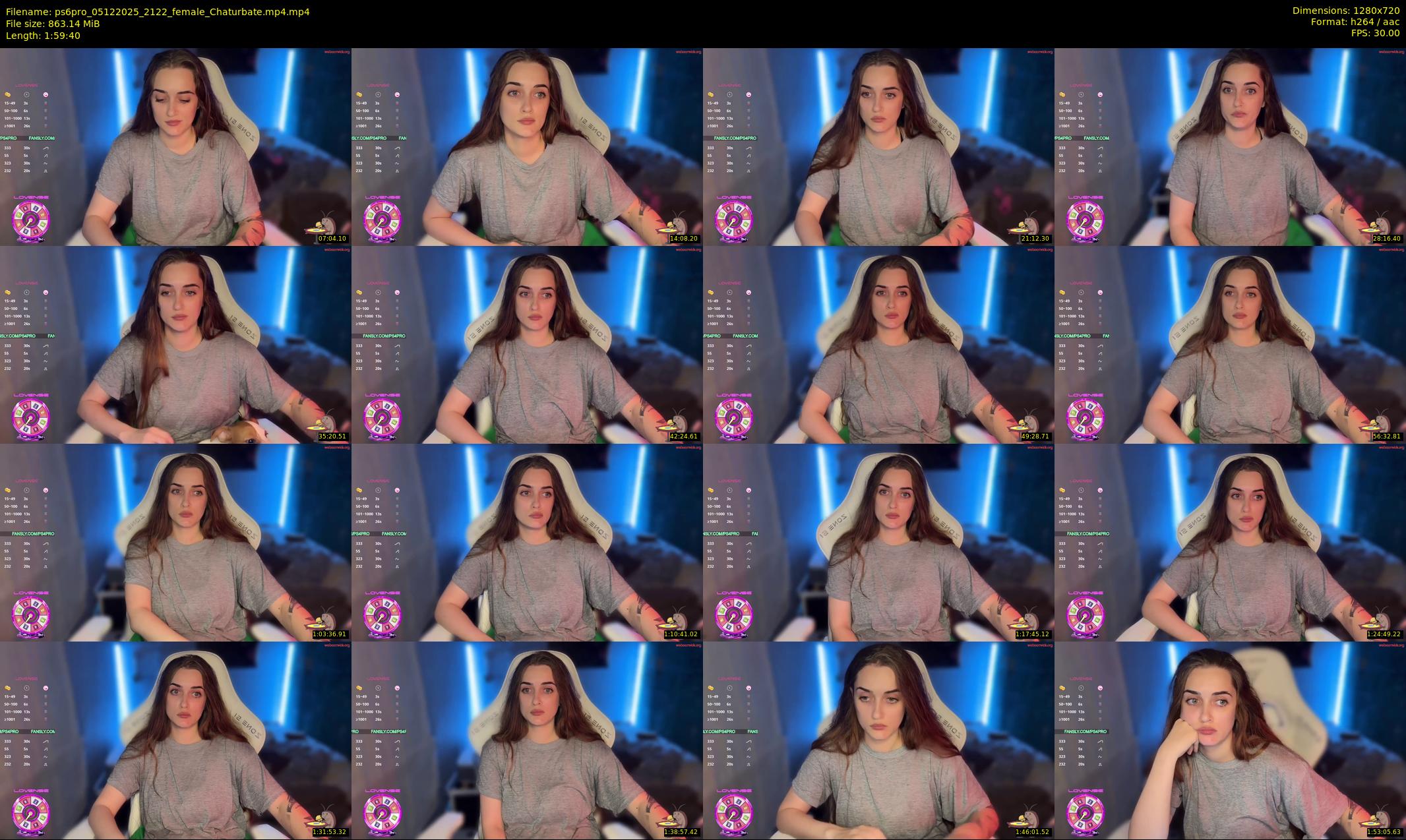 ps6pro — 120 minute Chaturbate female cam show recording, 720p, Dec 5, 2025