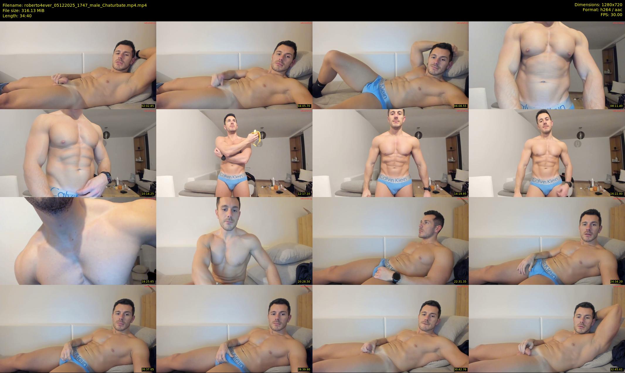 roberto4ever — 35 minute Chaturbate male cam show recording, 720p, Dec 5, 2025