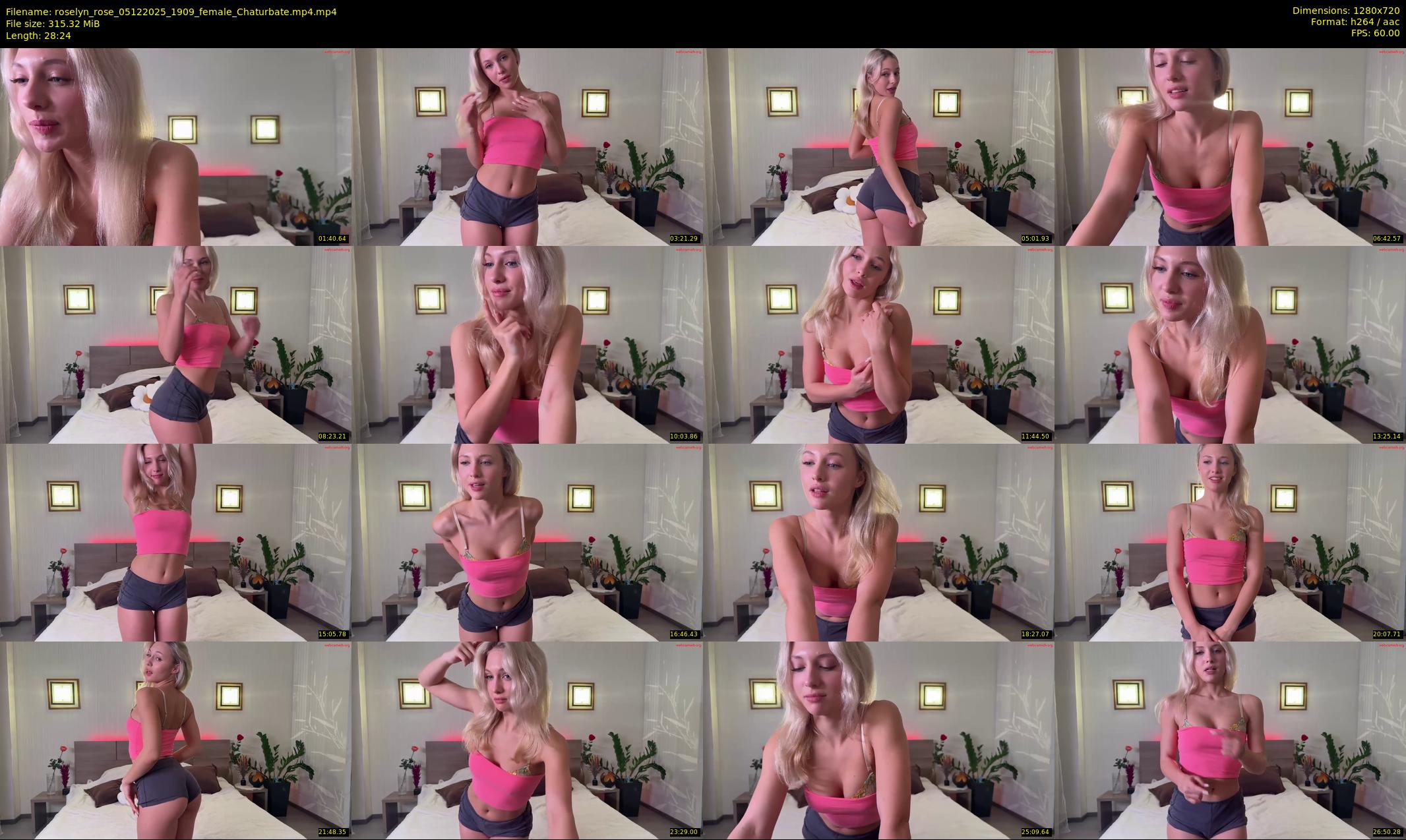 roselyn_rose — 29 minute Chaturbate female cam show recording, 720p, Dec 5, 2025