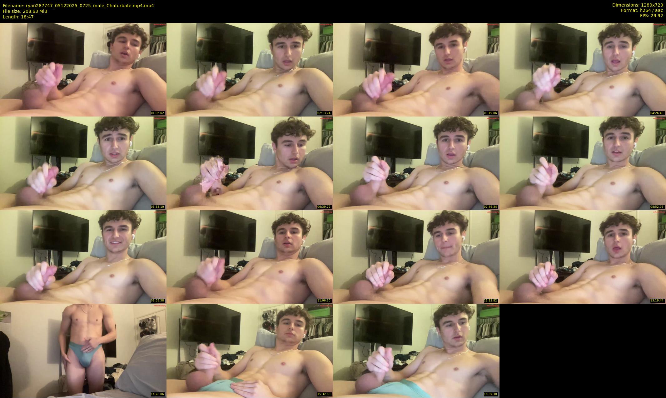 ryan287747 — 19 minute Chaturbate male cam show recording, 720p, Dec 5, 2025