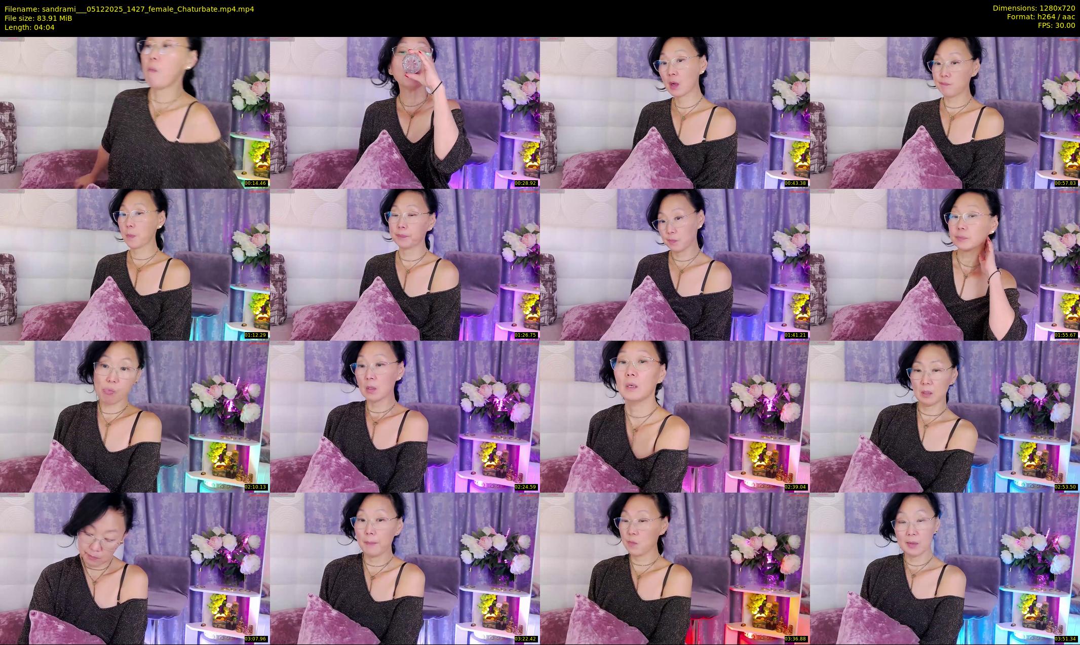 sandrami__ — 5 minute Chaturbate female cam show recording, 720p, Dec 5, 2025
