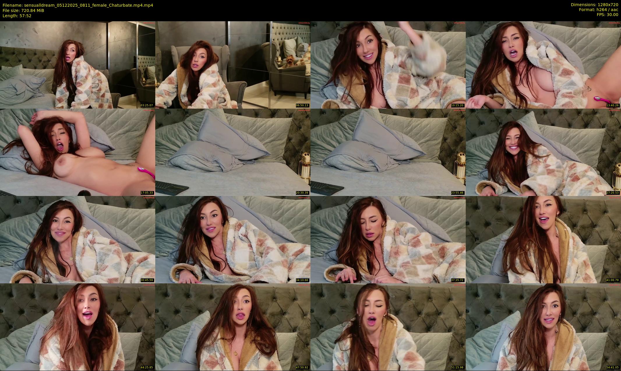 sensualldream — 58 minute Chaturbate female cam show recording, 720p, Dec 5, 2025