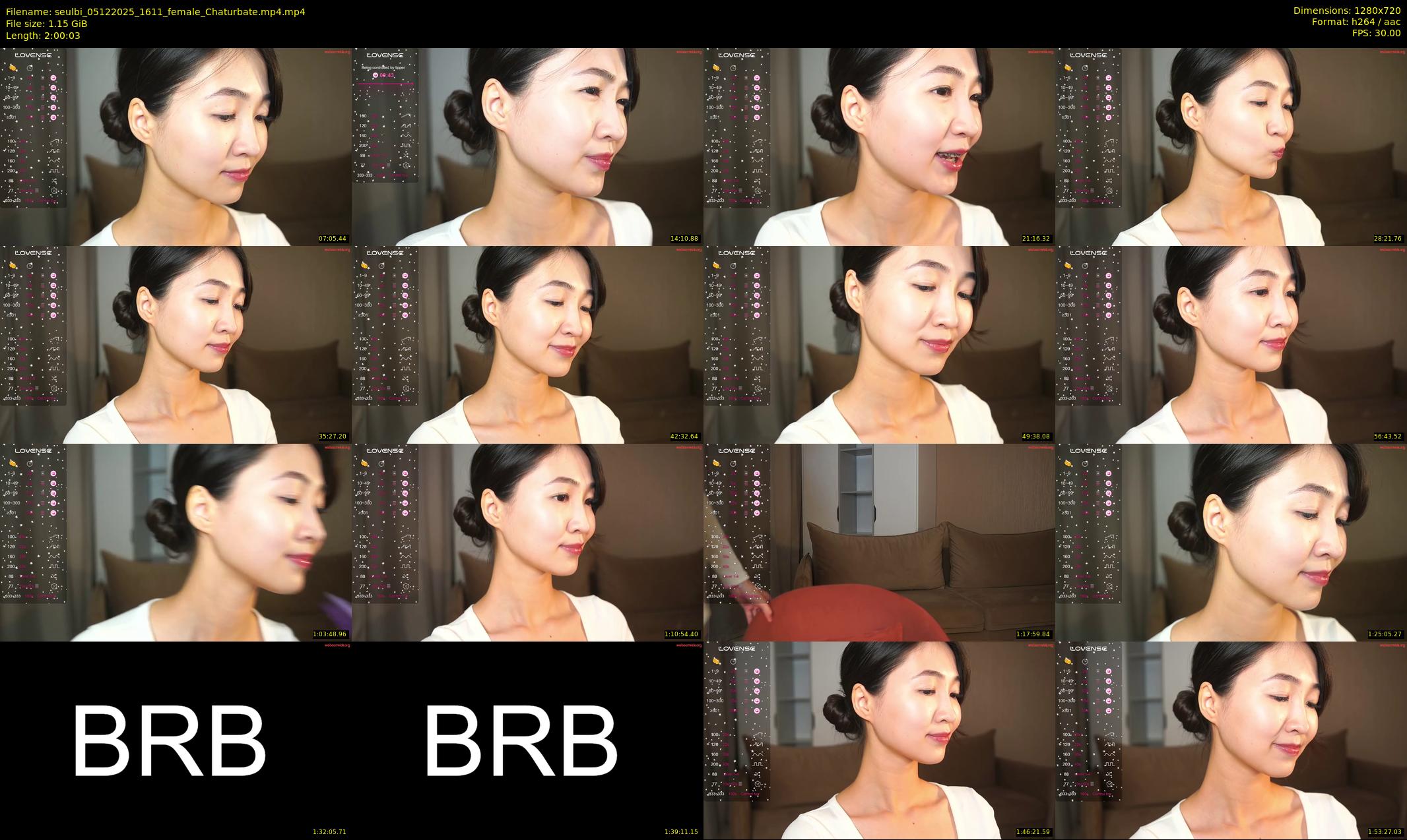 seulbi — 121 minute Chaturbate female cam show recording, 720p, Dec 5, 2025