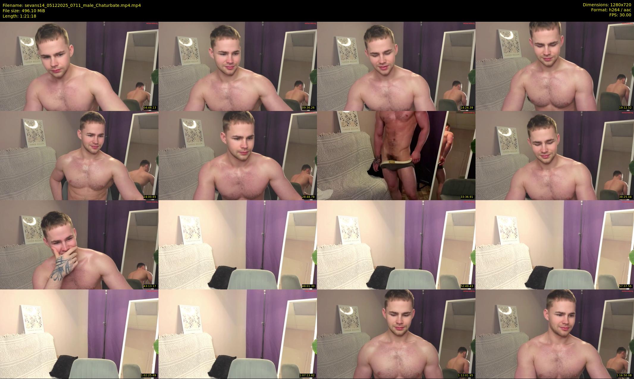 sevans14 — 82 minute Chaturbate male cam show recording, 720p, Dec 5, 2025