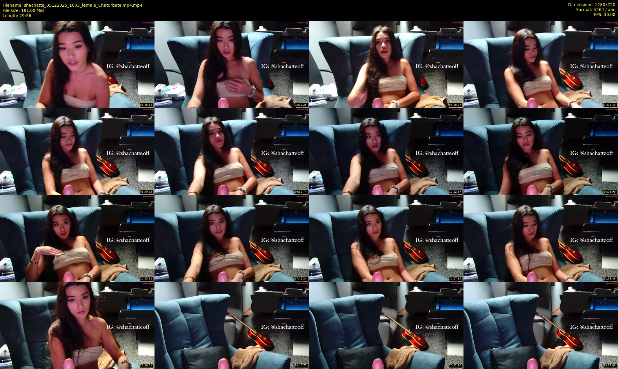 shachatte — 30 minute Chaturbate couple cam show recording, 720p, Dec 5, 2025