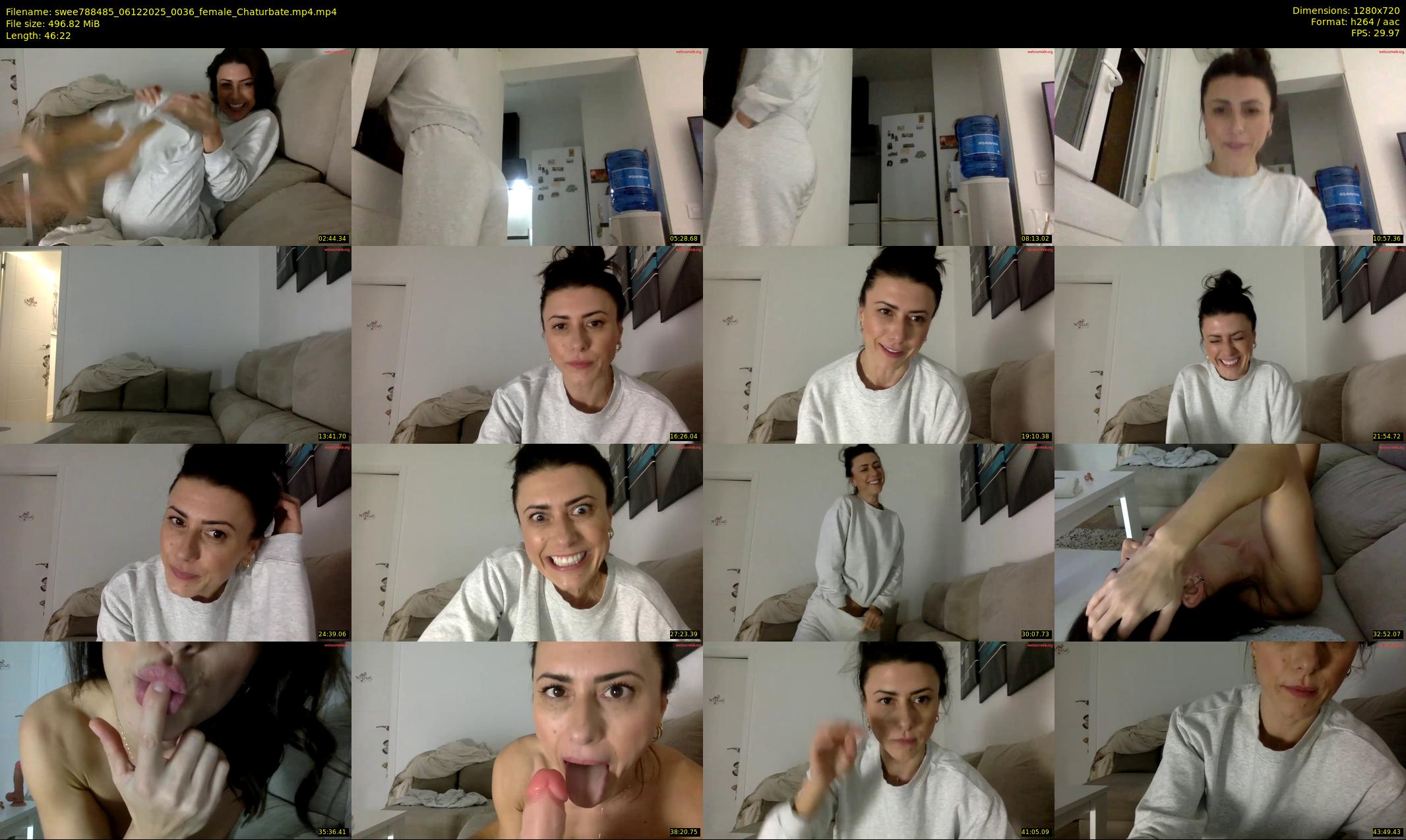swee788485 — 47 minute Chaturbate female cam show recording, 720p, Dec 6, 2025