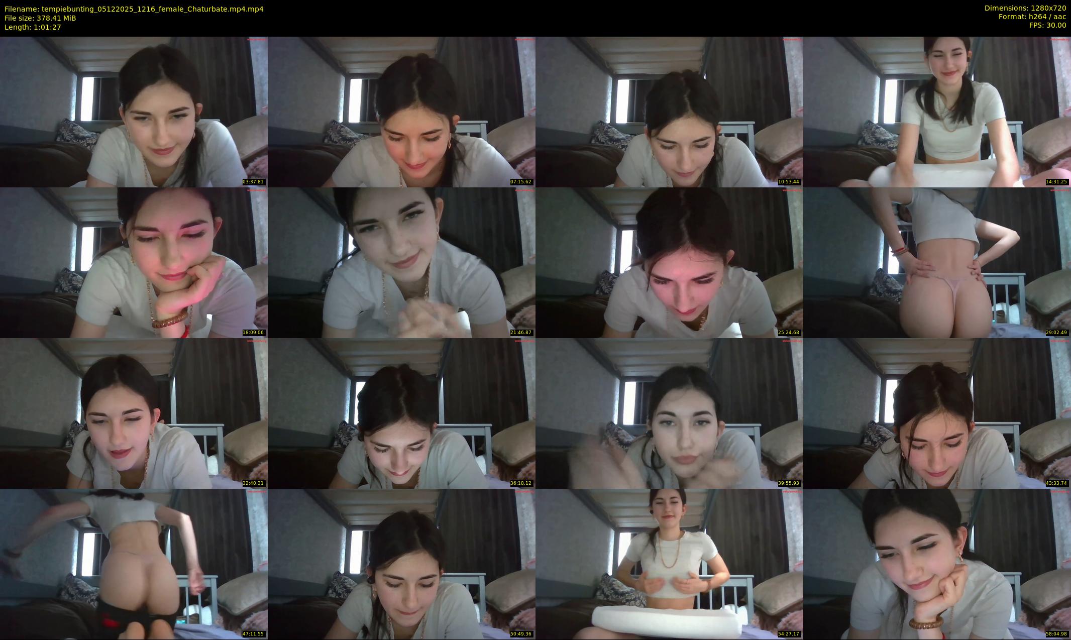 tempiebunting — 62 minute Chaturbate female cam show recording, 720p, Dec 5, 2025