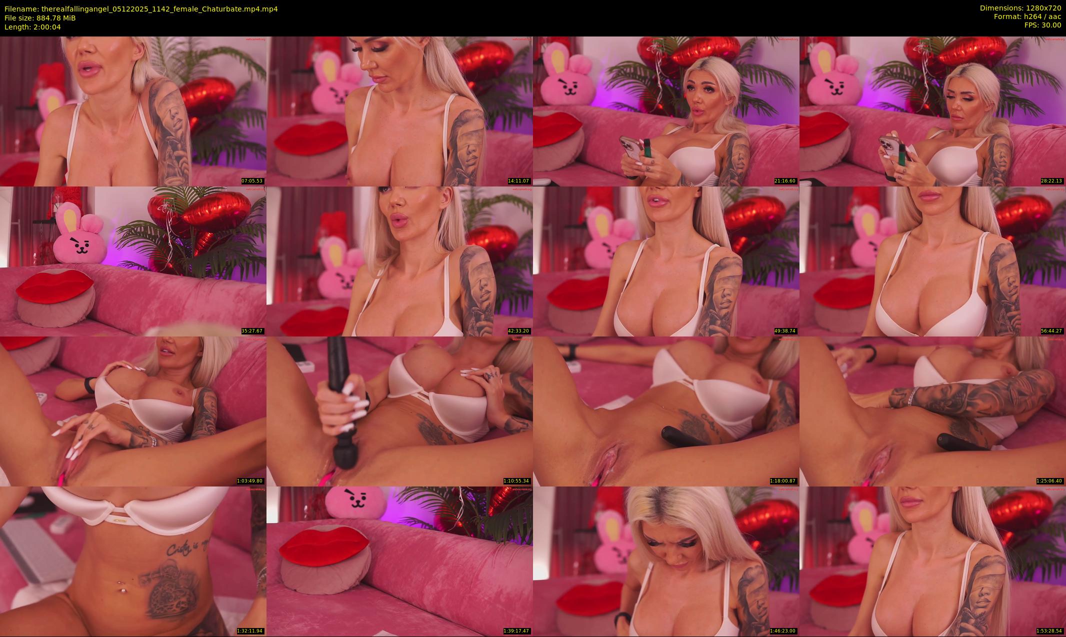 therealfallingangel — 121 minute Chaturbate female cam show recording, 720p, Dec 5, 2025