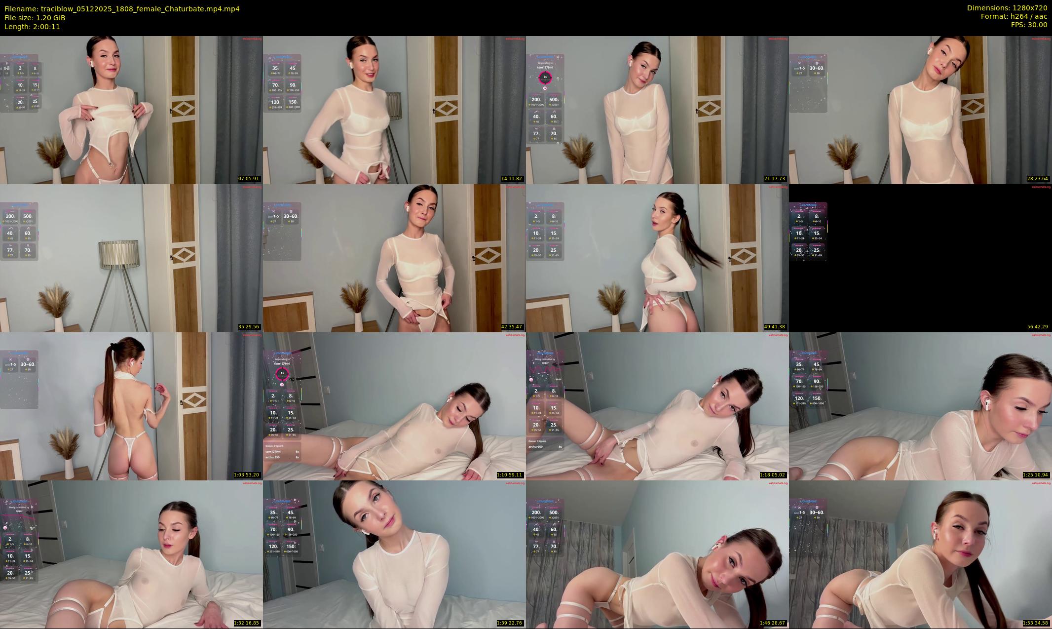 traciblow — 121 minute Chaturbate female cam show recording, 720p, Dec 5, 2025