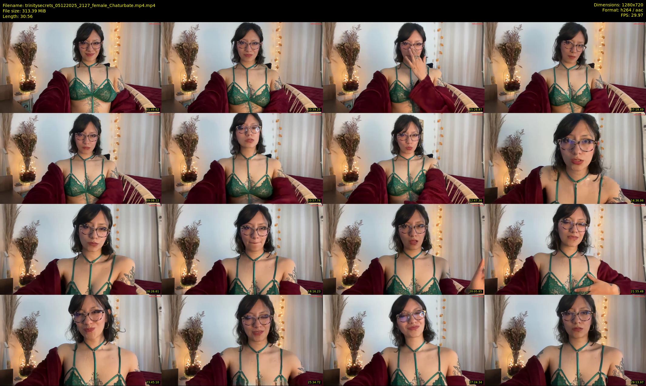 trinitysecrets — 31 minute Chaturbate female cam show recording, 720p, Dec 5, 2025