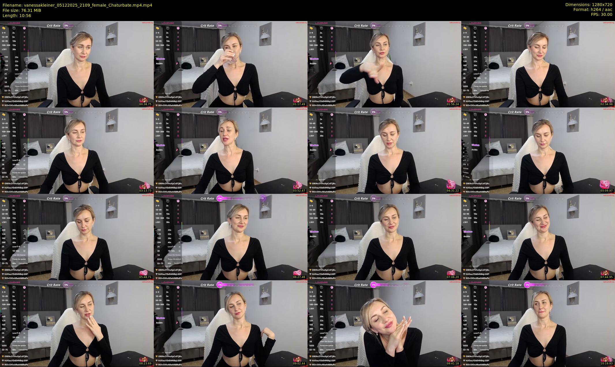 vanessakleiner — 11 minute Chaturbate female cam show recording, 720p, Dec 5, 2025