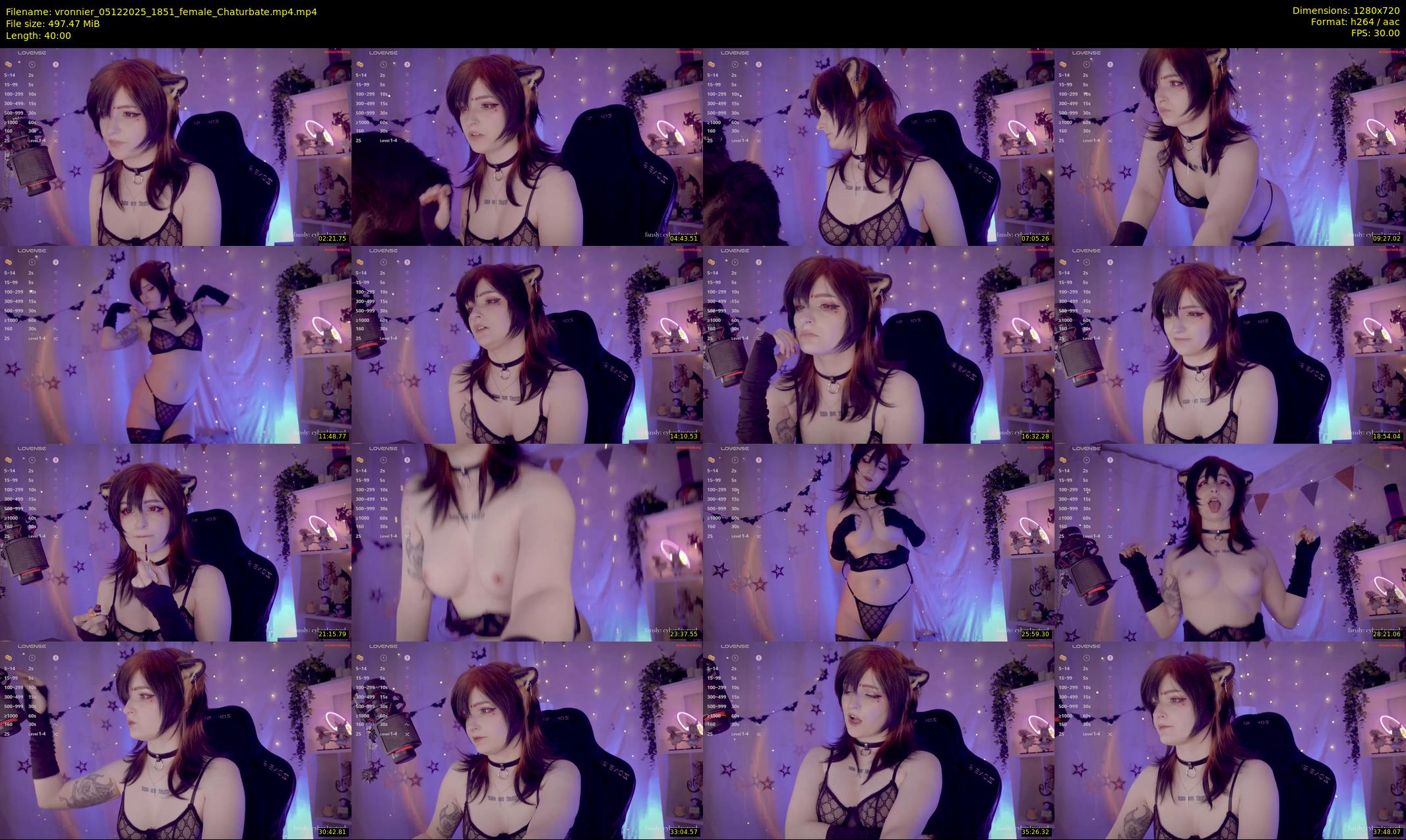 vronnier — 40 minute Chaturbate female cam show recording, 720p, Dec 5, 2025