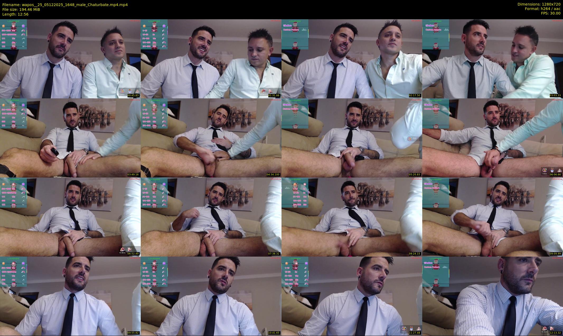 wapos__25 — 13 minute Chaturbate male cam show recording, 720p, Dec 5, 2025