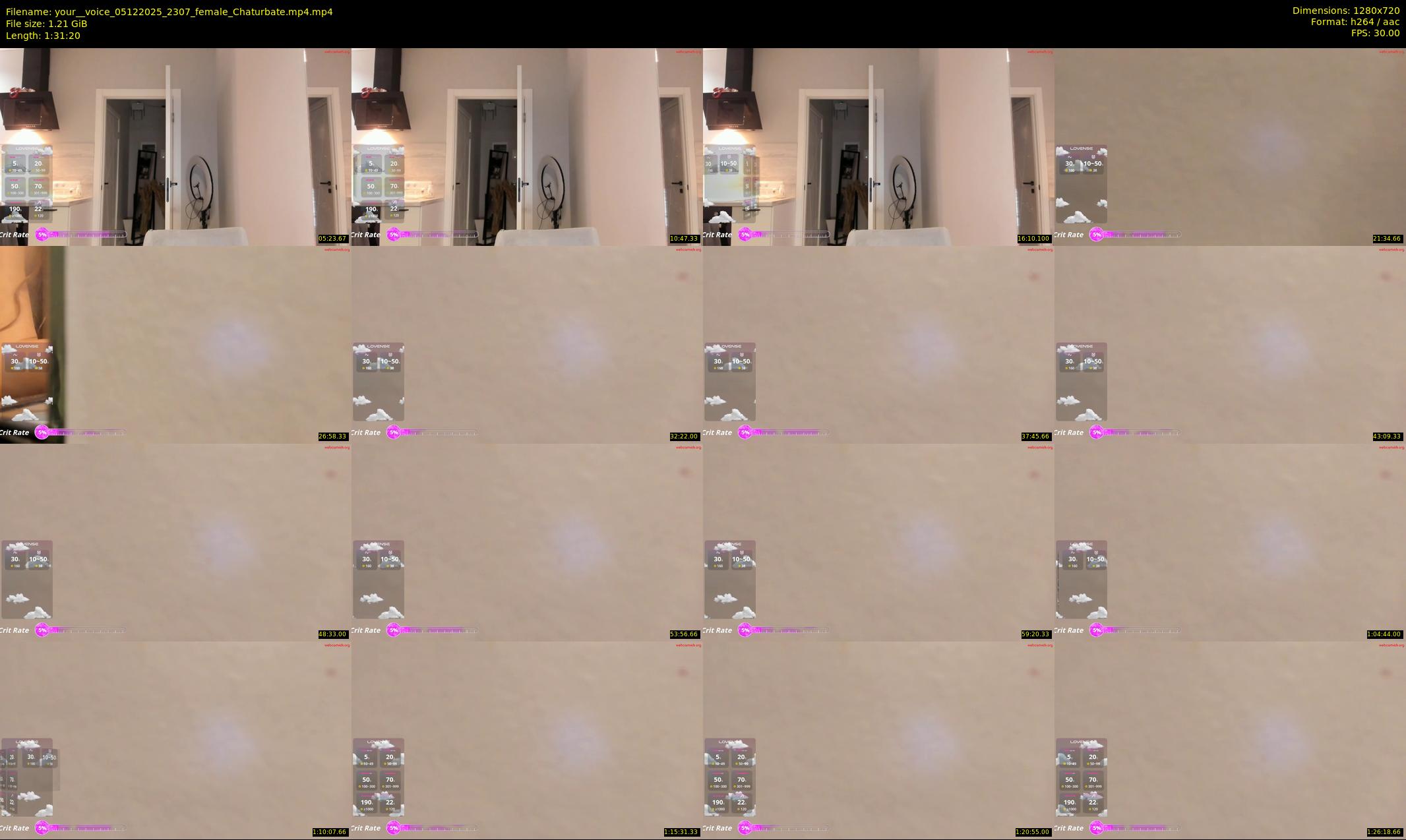 your__voice — 92 minute Chaturbate female cam show recording, 720p, Dec 5, 2025