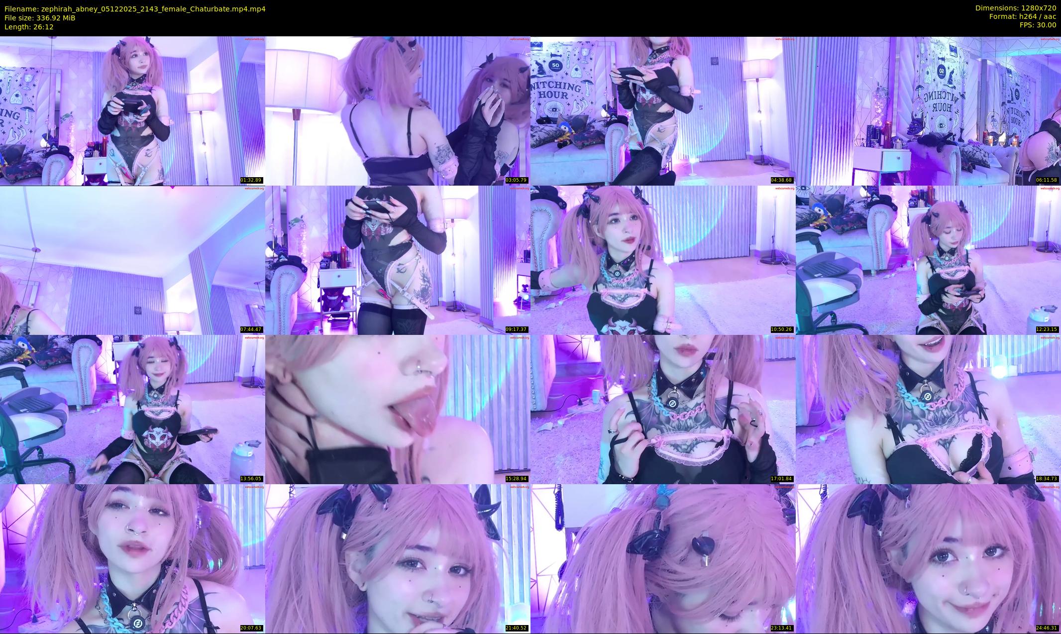 zephirah_abney — 27 minute Chaturbate female cam show recording, 720p, Dec 5, 2025