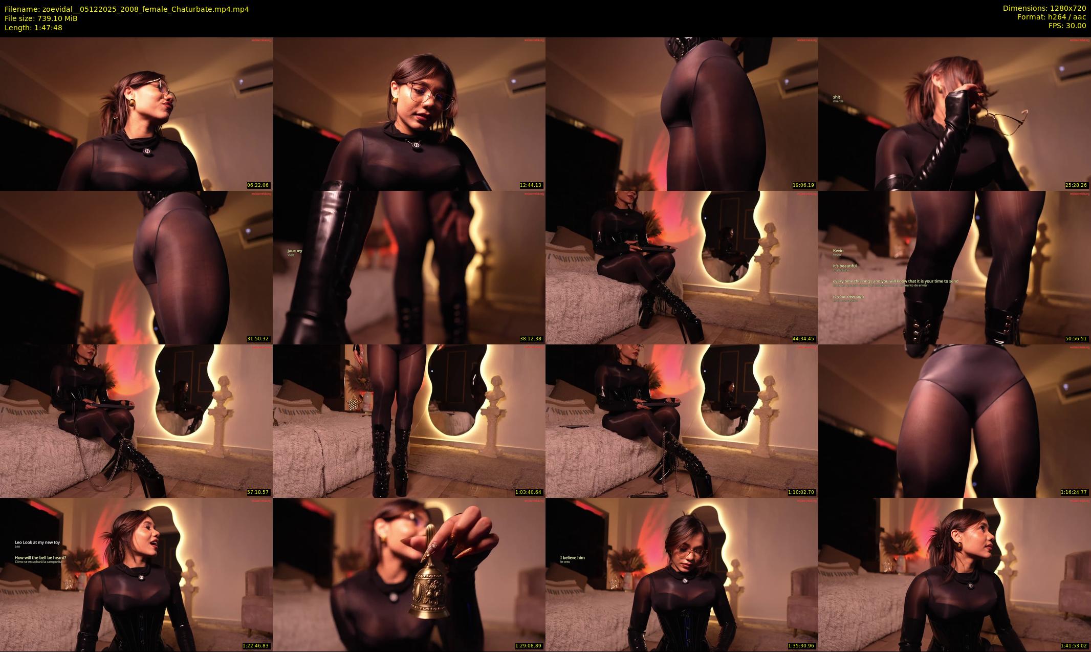 zoevidal_ — 108 minute Chaturbate female cam show recording, 720p, Dec 5, 2025