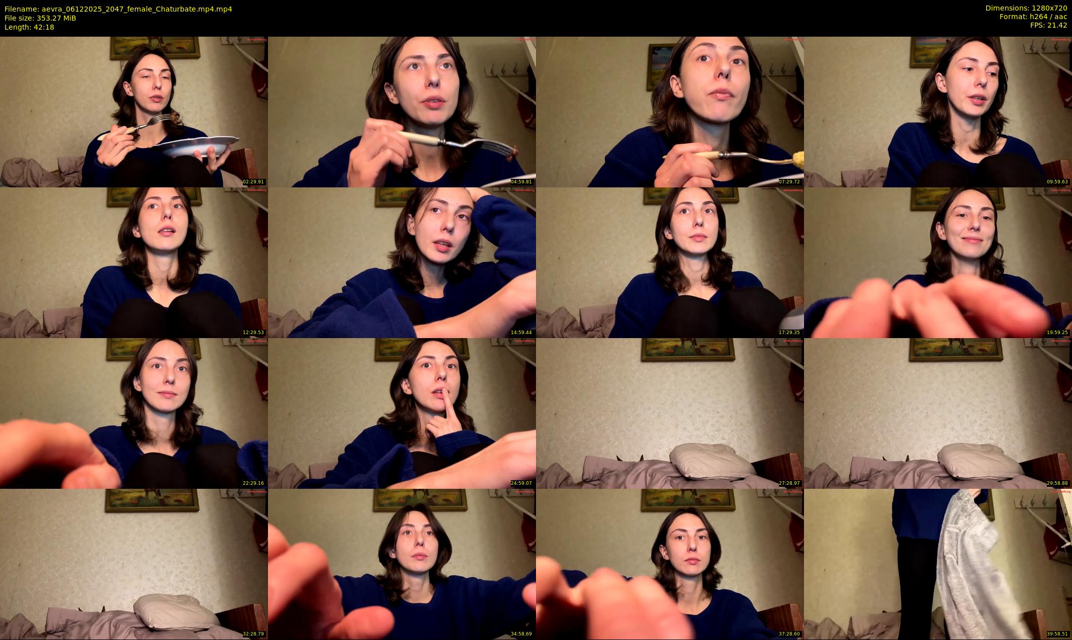 aevra — 43 minute Chaturbate female cam show recording, 720p, Dec 6, 2025