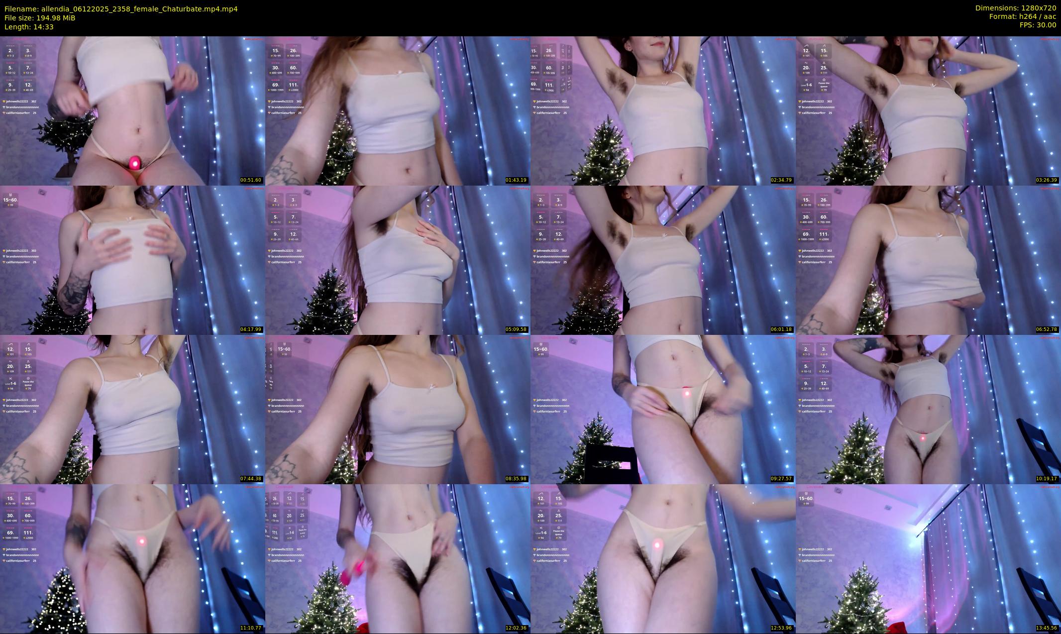 allendia — 15 minute Chaturbate female cam show recording, 720p, Dec 6, 2025