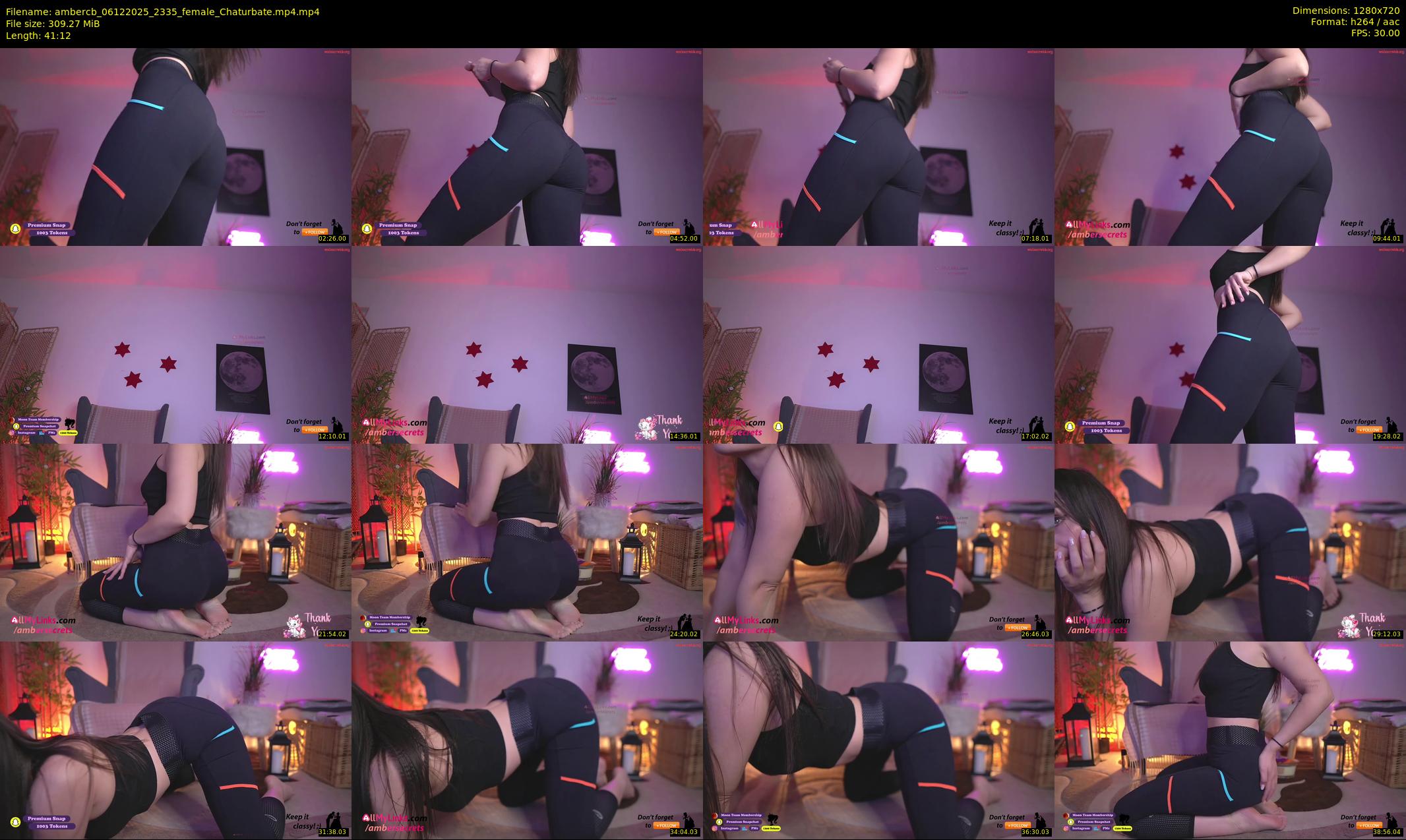 ambercb — 42 minute Chaturbate female cam show recording, 720p, Dec 6, 2025