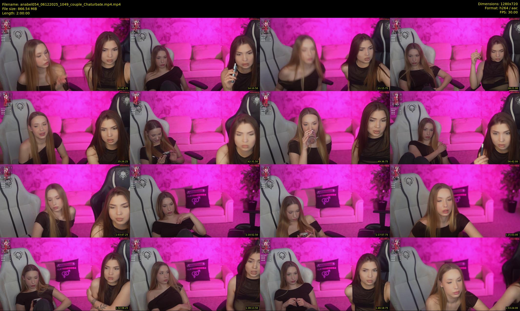 anabel054 — 120 minute Chaturbate female cam show recording, 720p, Dec 6, 2025