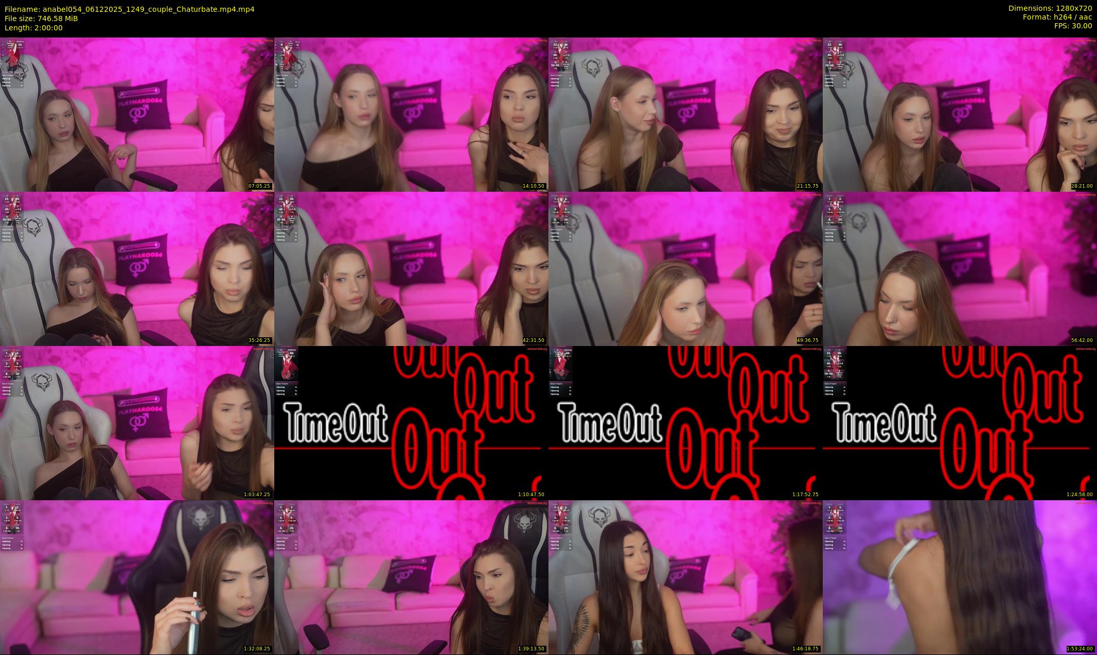 anabel054 — 120 minute Chaturbate female cam show recording, 720p, Dec 6, 2025