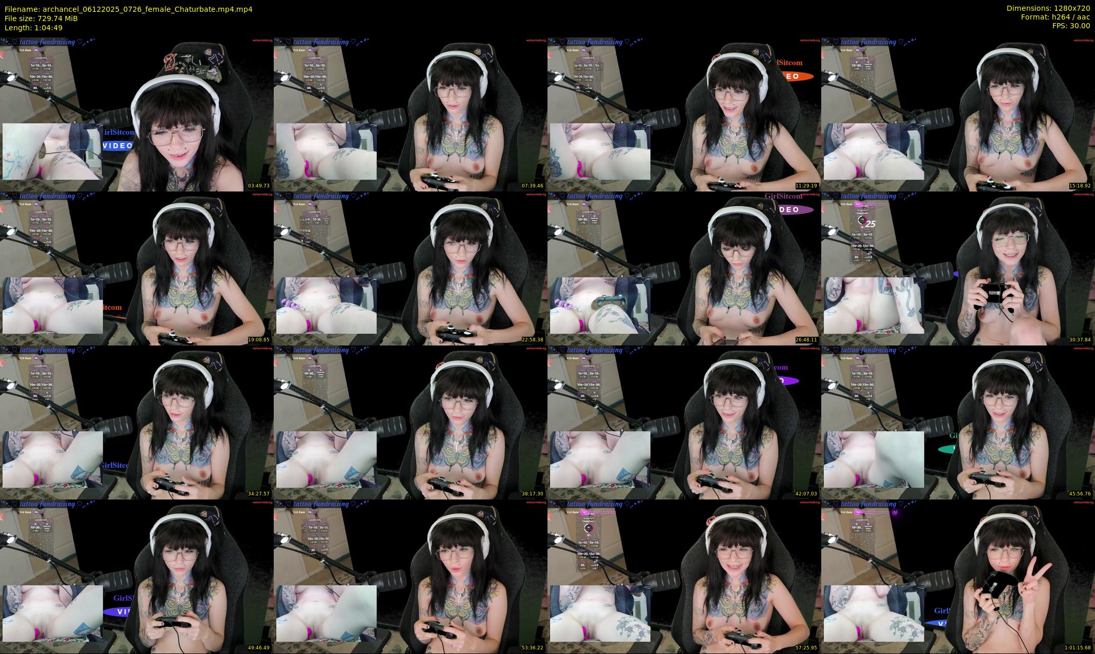 archancel — 65 minute Chaturbate female cam show recording, 720p, Dec 6, 2025