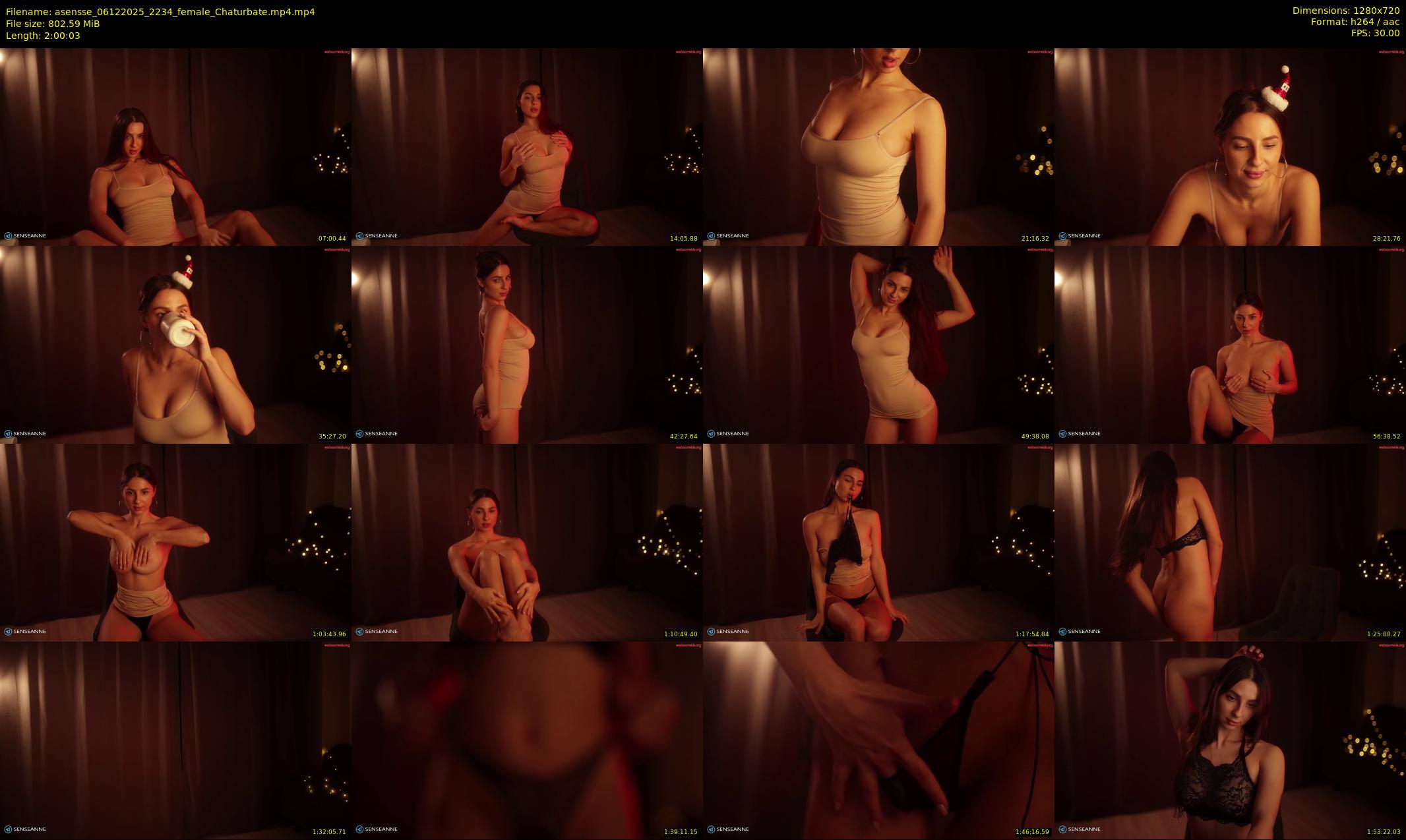 asensse — 121 minute Chaturbate female cam show recording, 720p, Dec 6, 2025