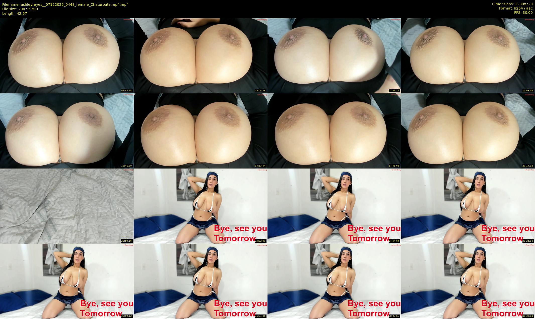 ashleyreyes_ — 43 minute Chaturbate female cam show recording, 720p, Dec 7, 2025