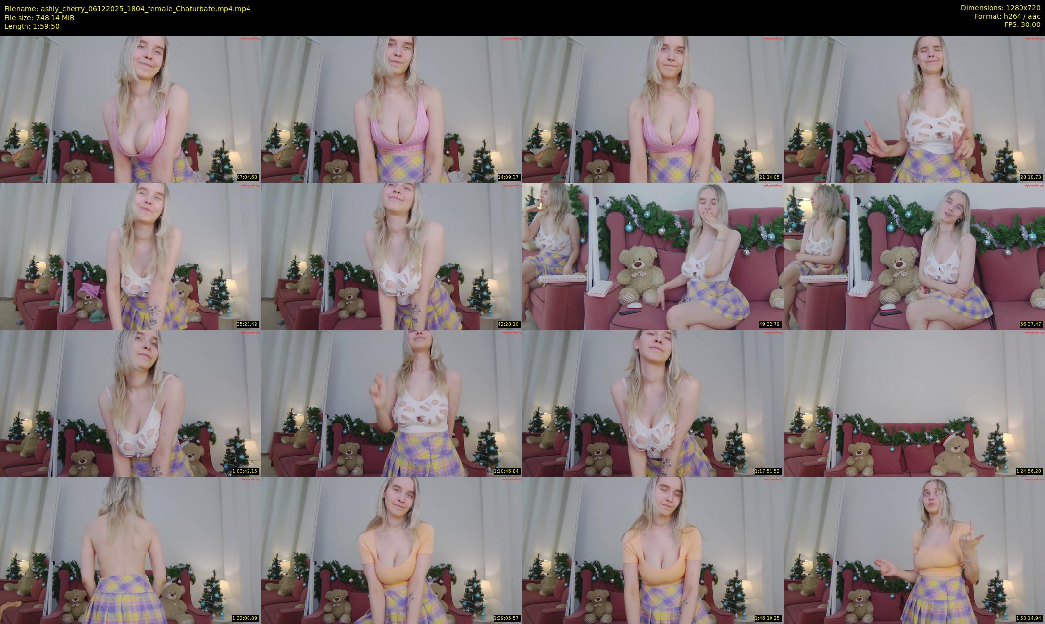ashly_cherry — 120 minute Chaturbate female cam show recording, 720p, Dec 6, 2025