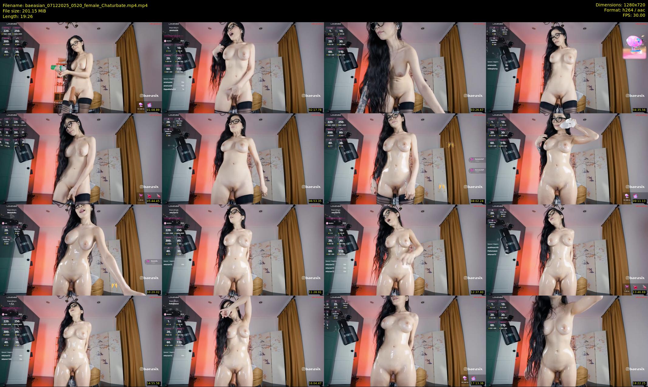 baeasian — 20 minute Chaturbate female cam show recording, 720p, Dec 7, 2025