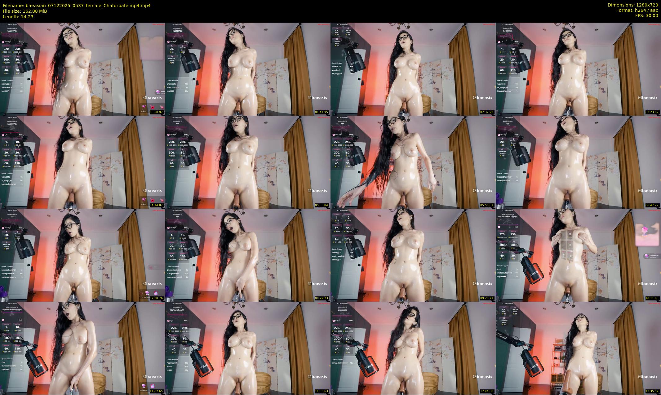 baeasian — 15 minute Chaturbate female cam show recording, 720p, Dec 7, 2025